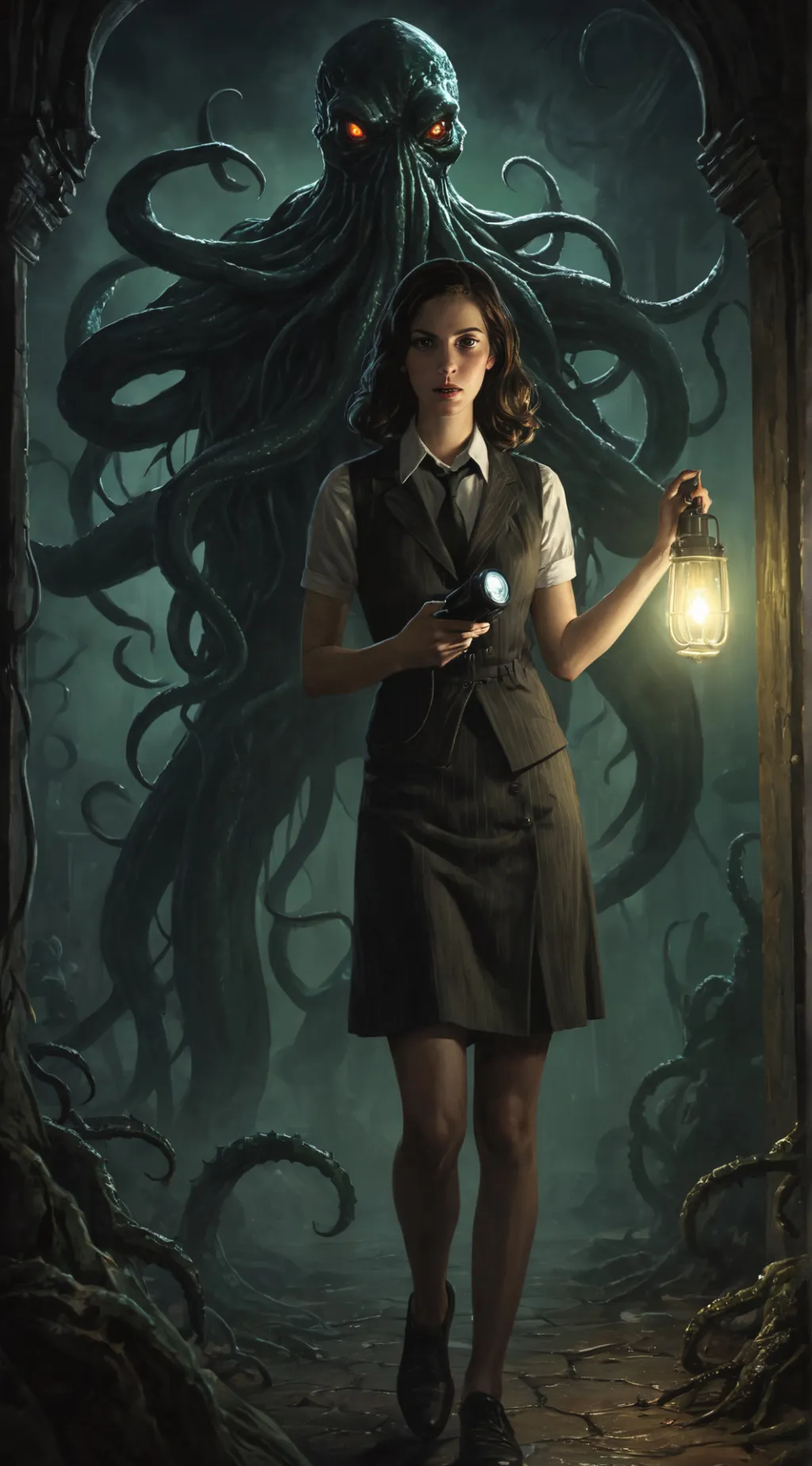 ai character: Amanda Norton  background