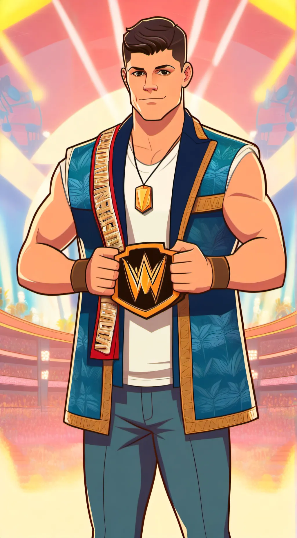 ai character: Cody Rhodes background
