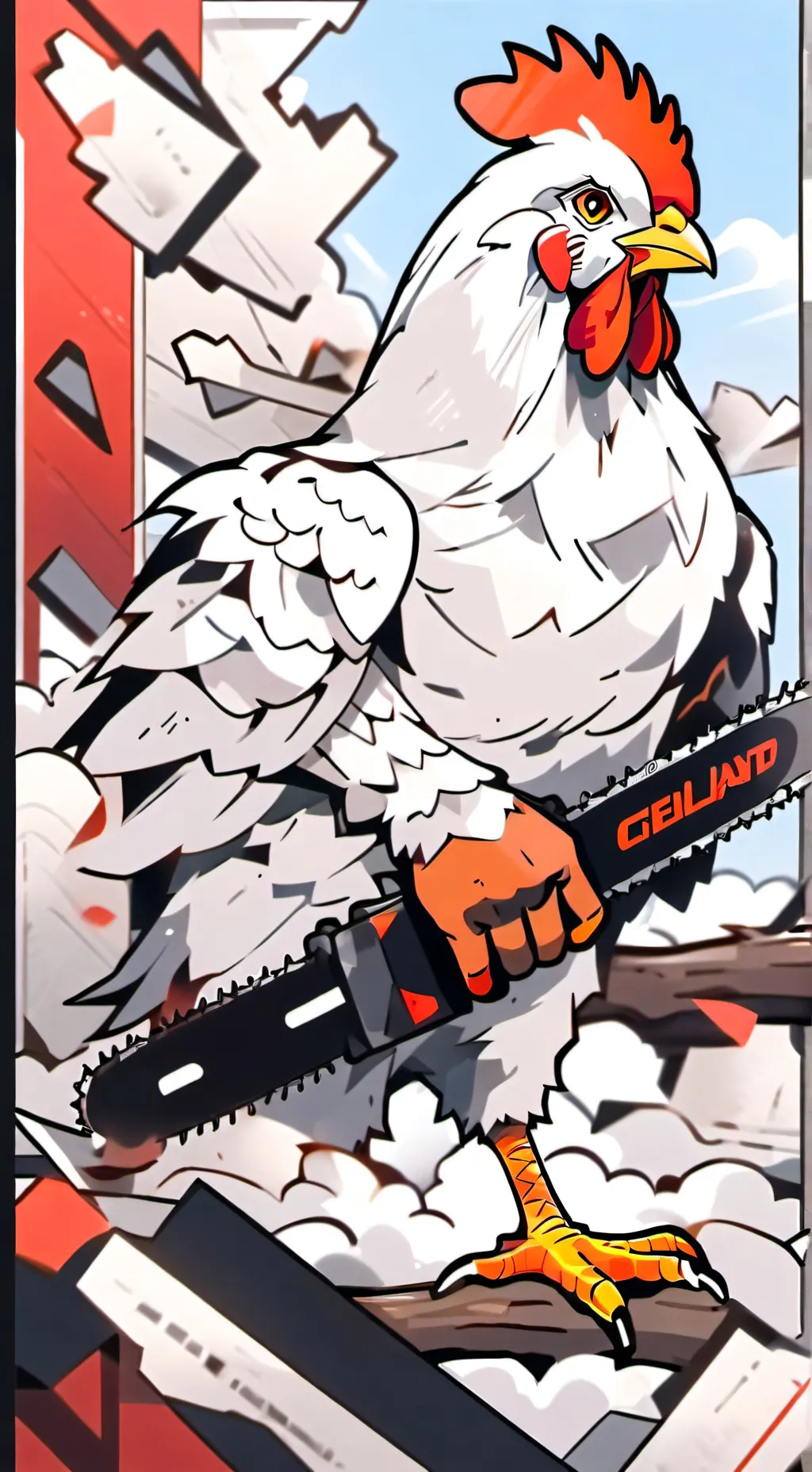 ai character: chicken fight 8 background