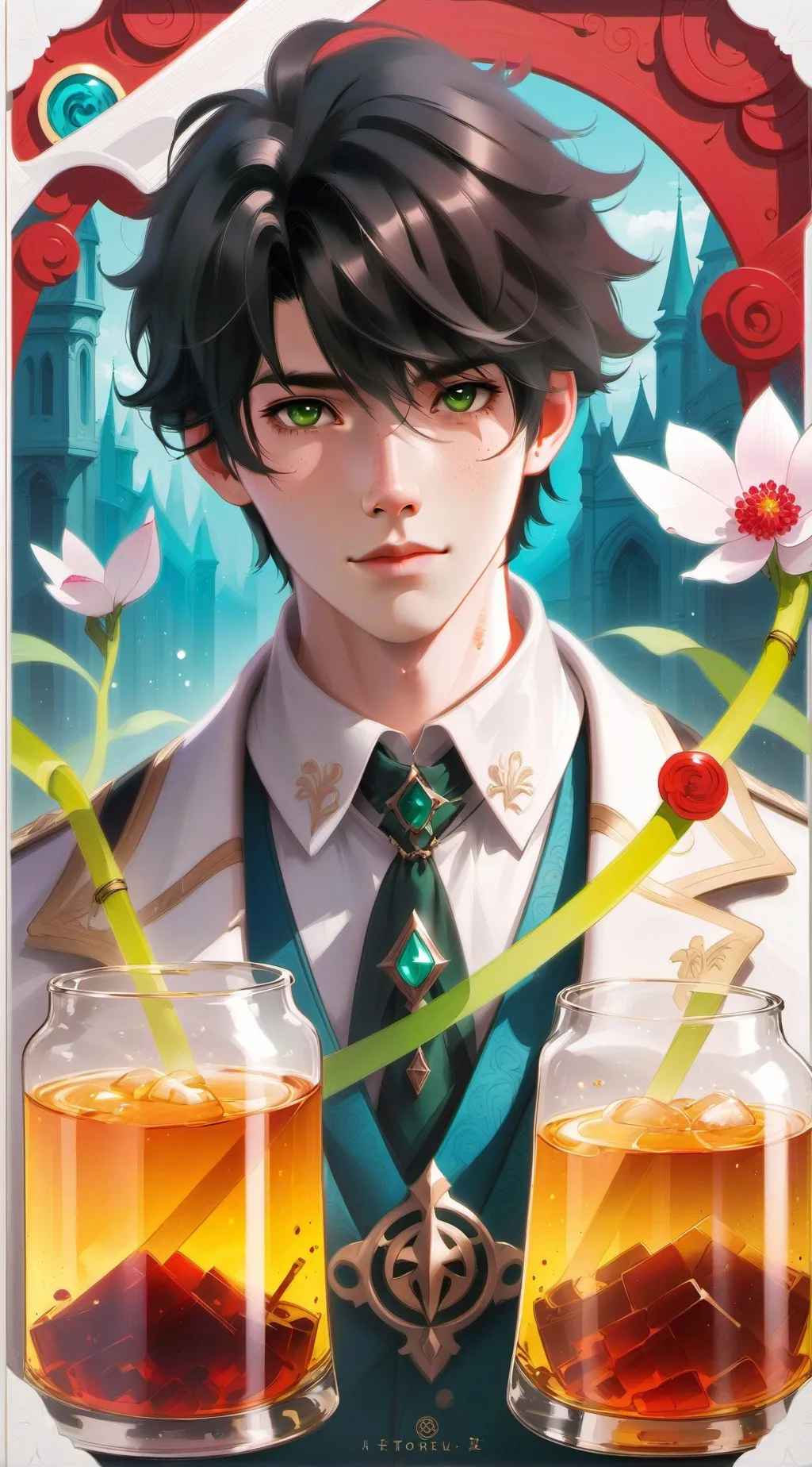 ai character: Focus background