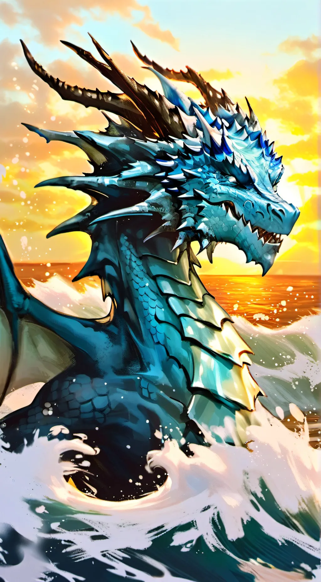 ai character: Winter  background