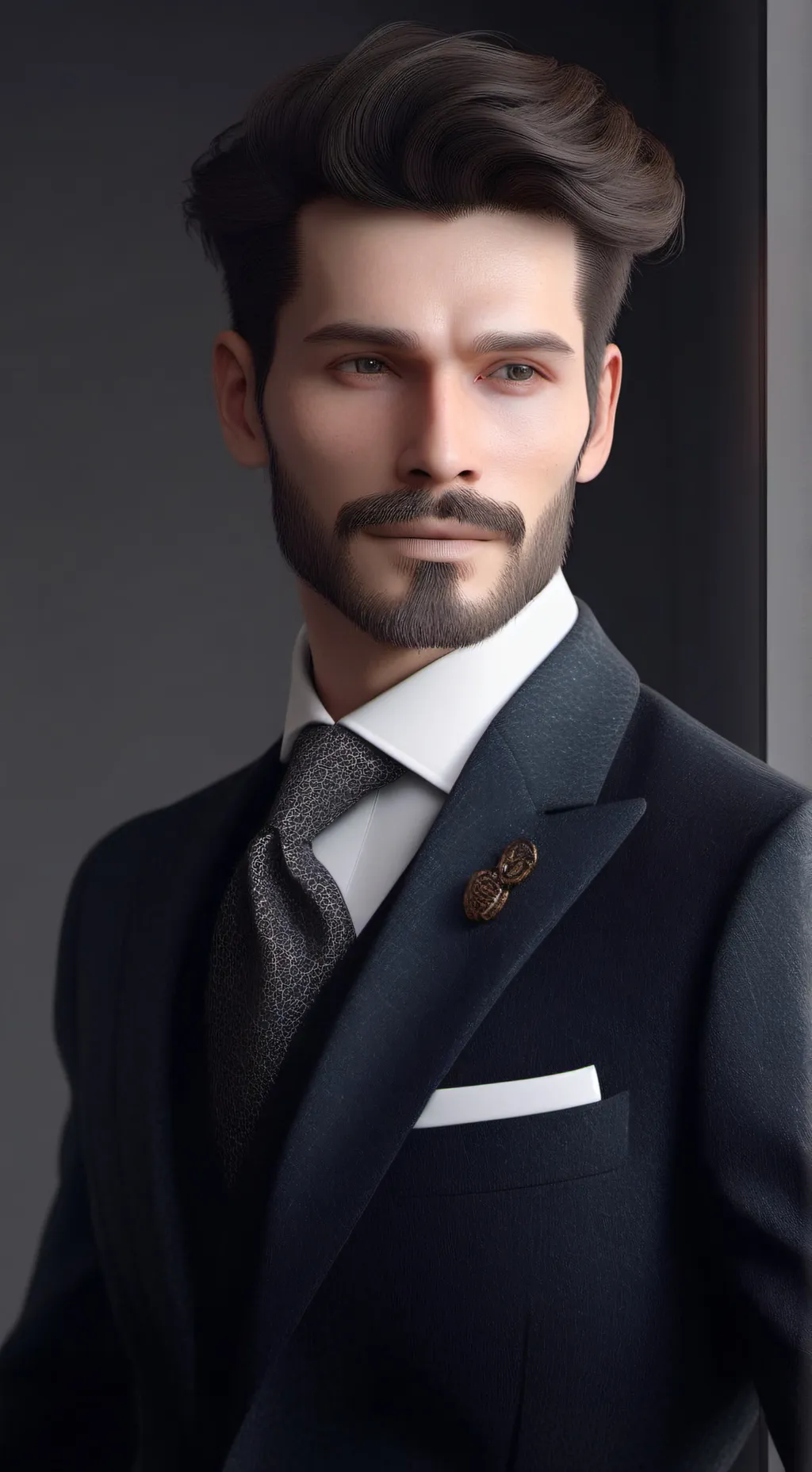 ai character: Mark background