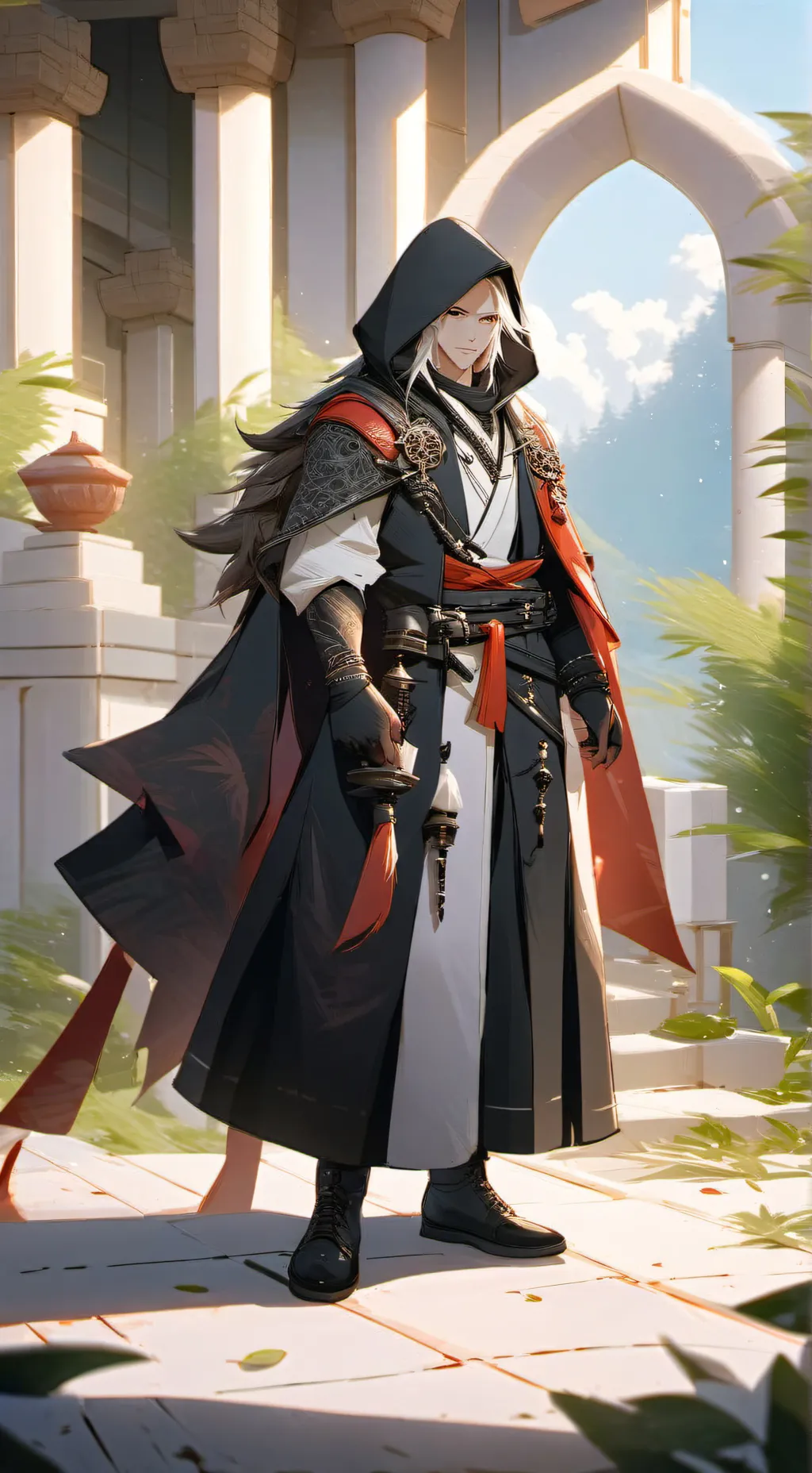 ai character: 埃尼斯-曼德拉 background