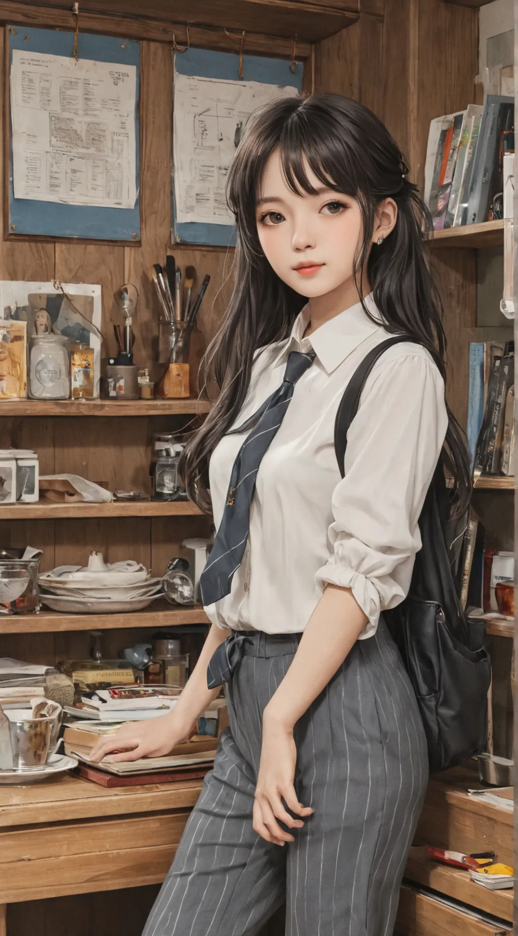 ai character: cami background