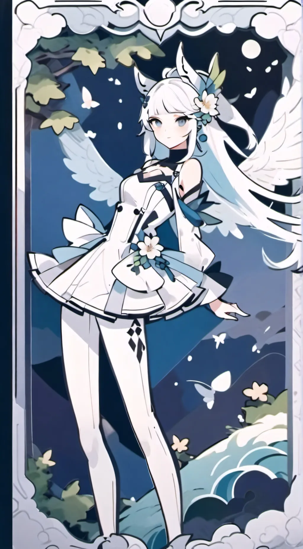 ai character: Angel background