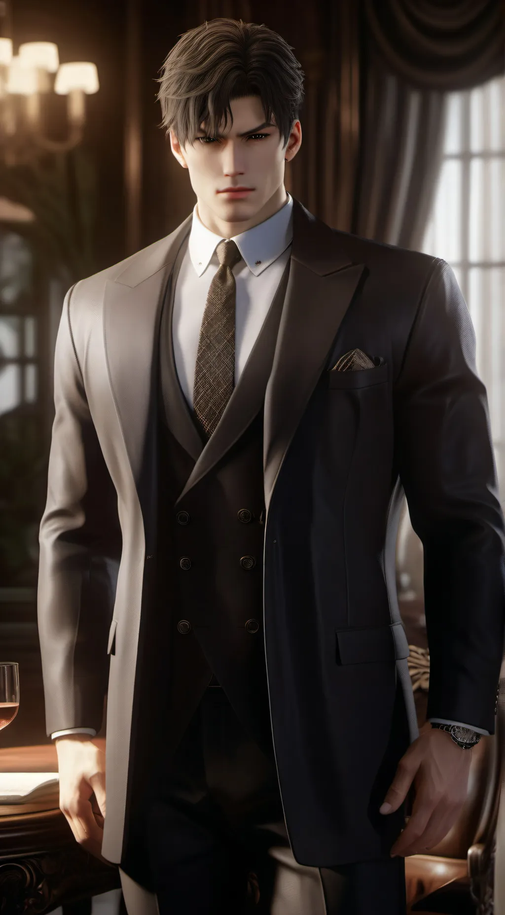 ai character: Felix  background