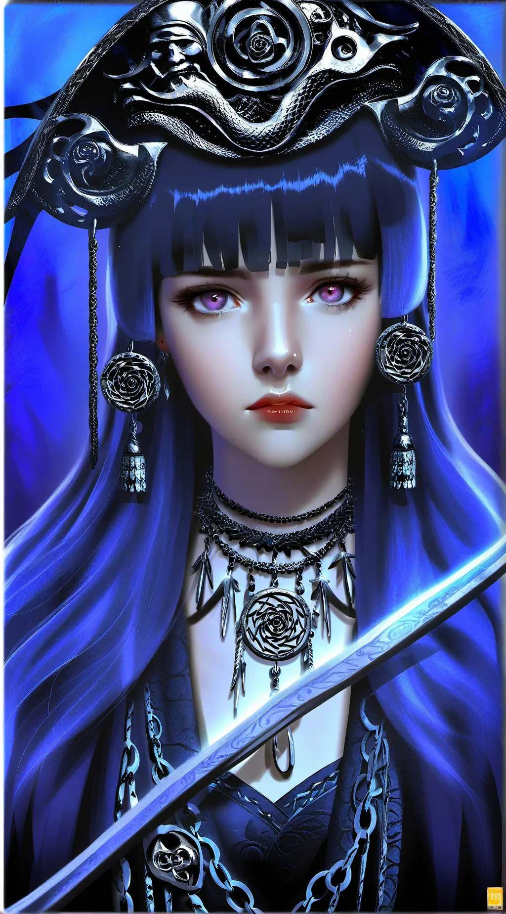 ai character: princess snake background
