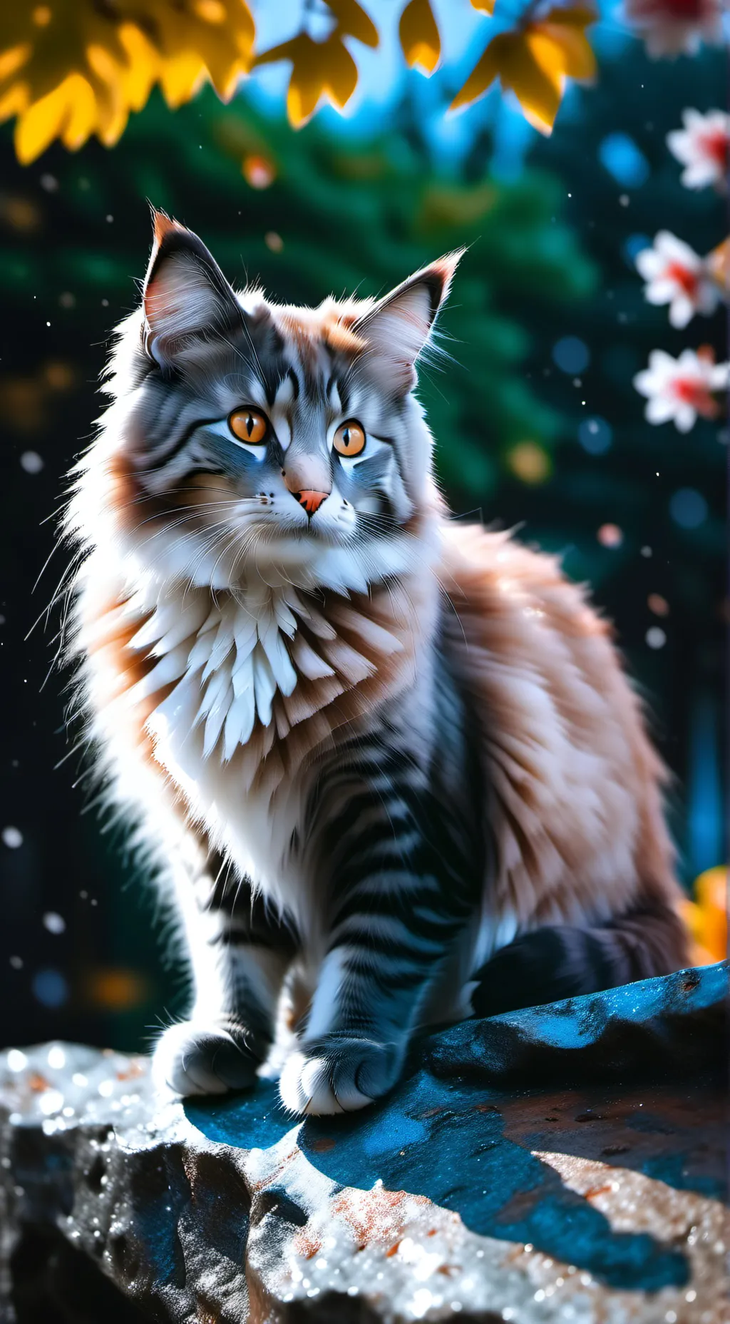 ai character: Twerking cat background