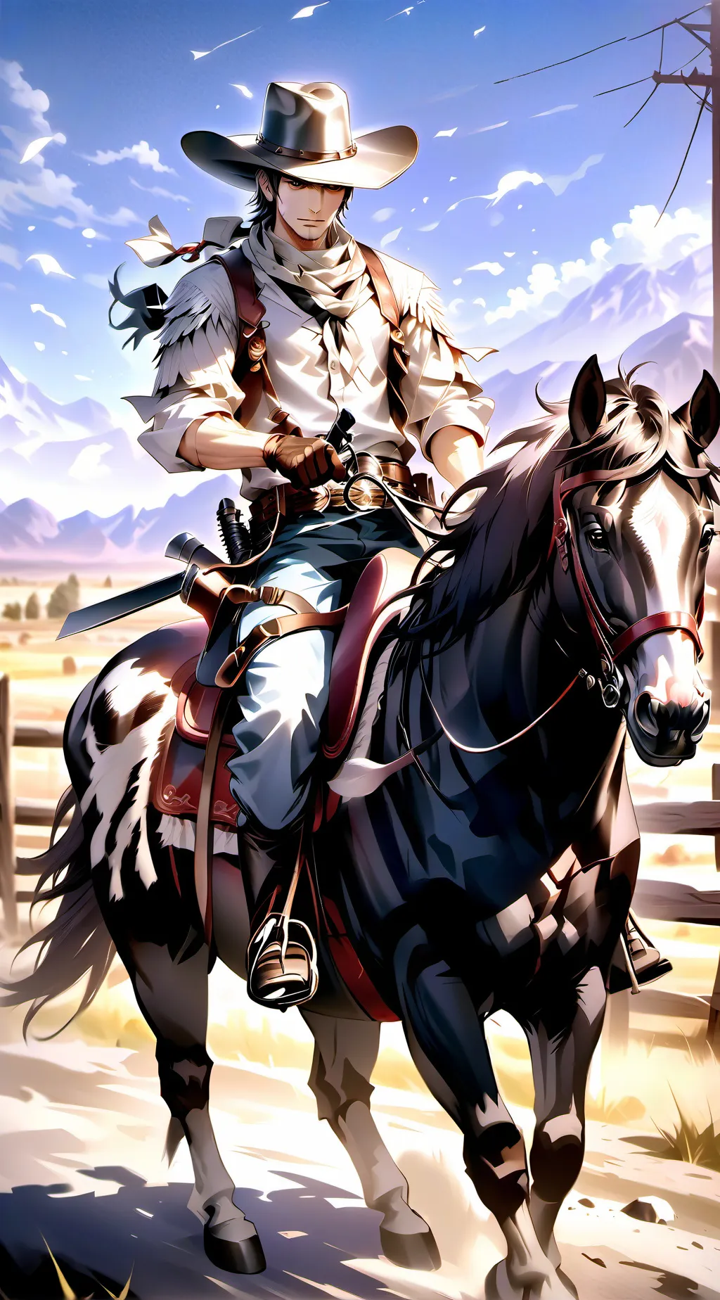 ai character: Rowan Vache background