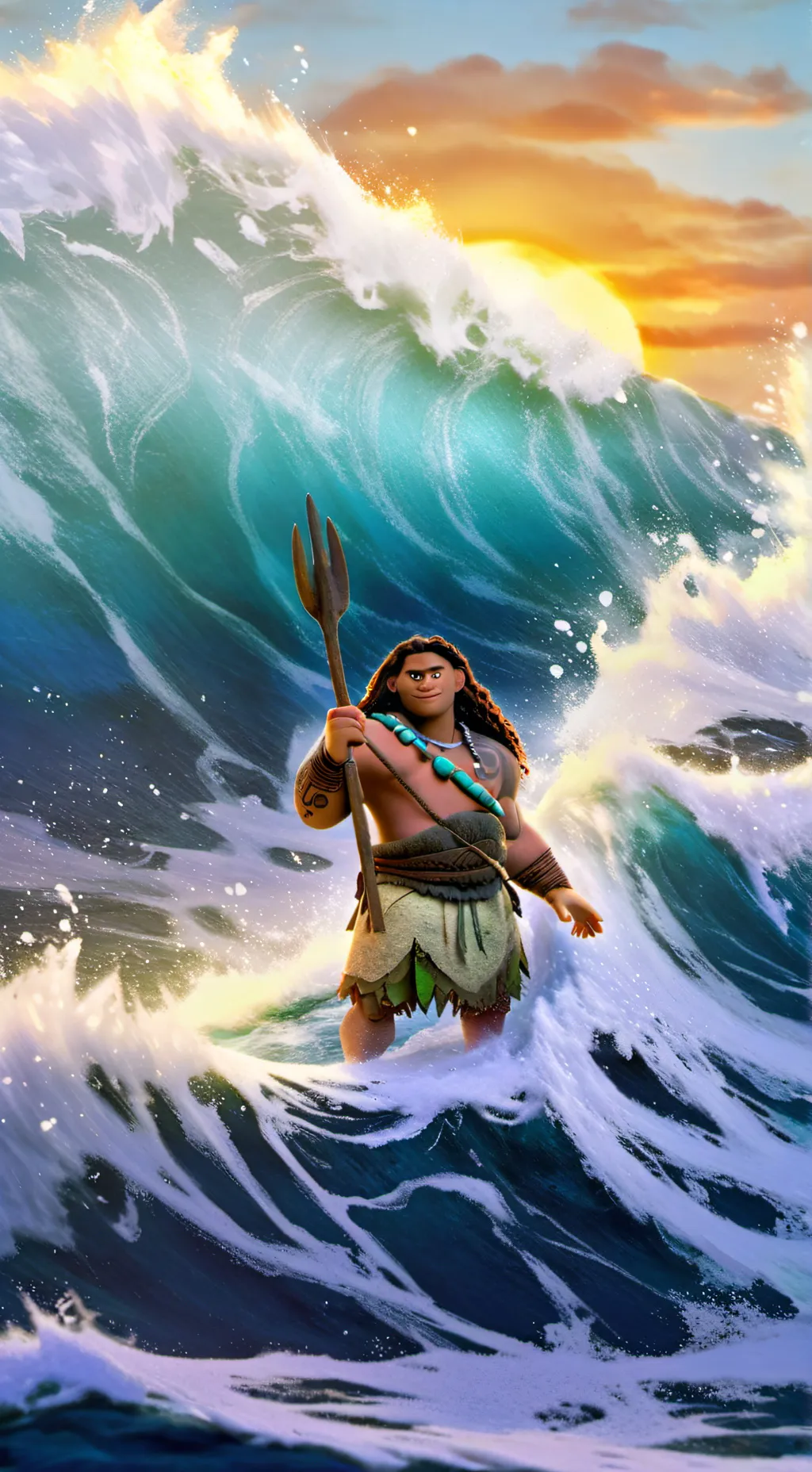 ai character: Nalo moana 2 background