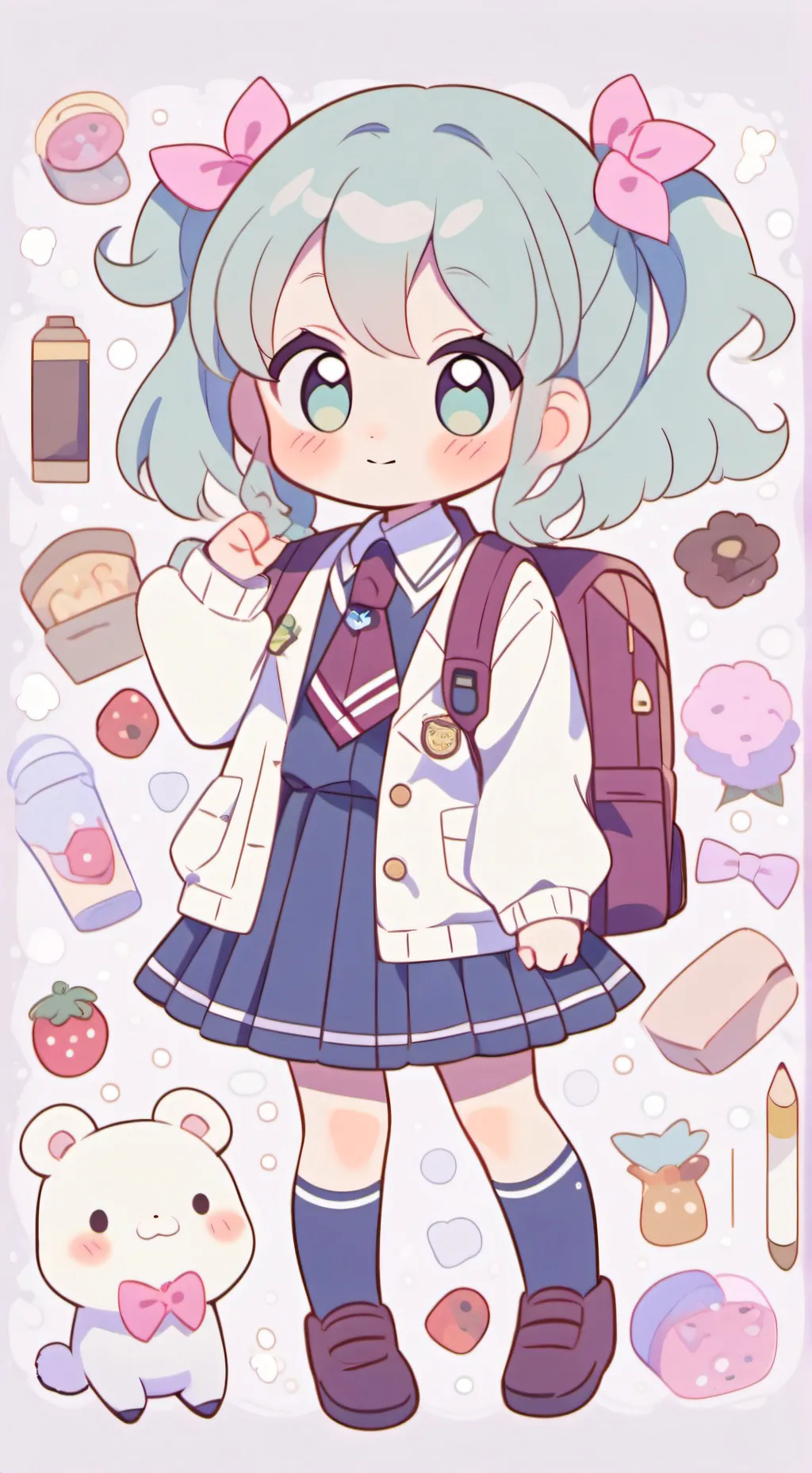 ai character: Mini background