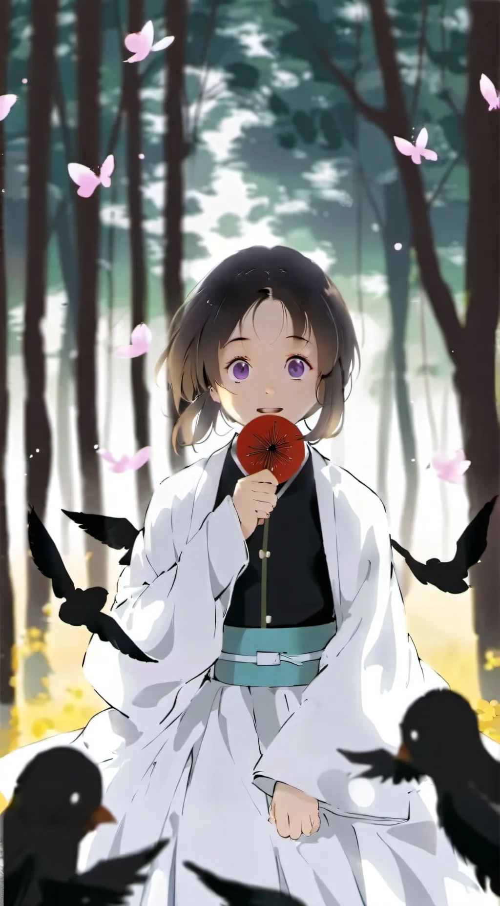 ai character: Shinobu kocho background