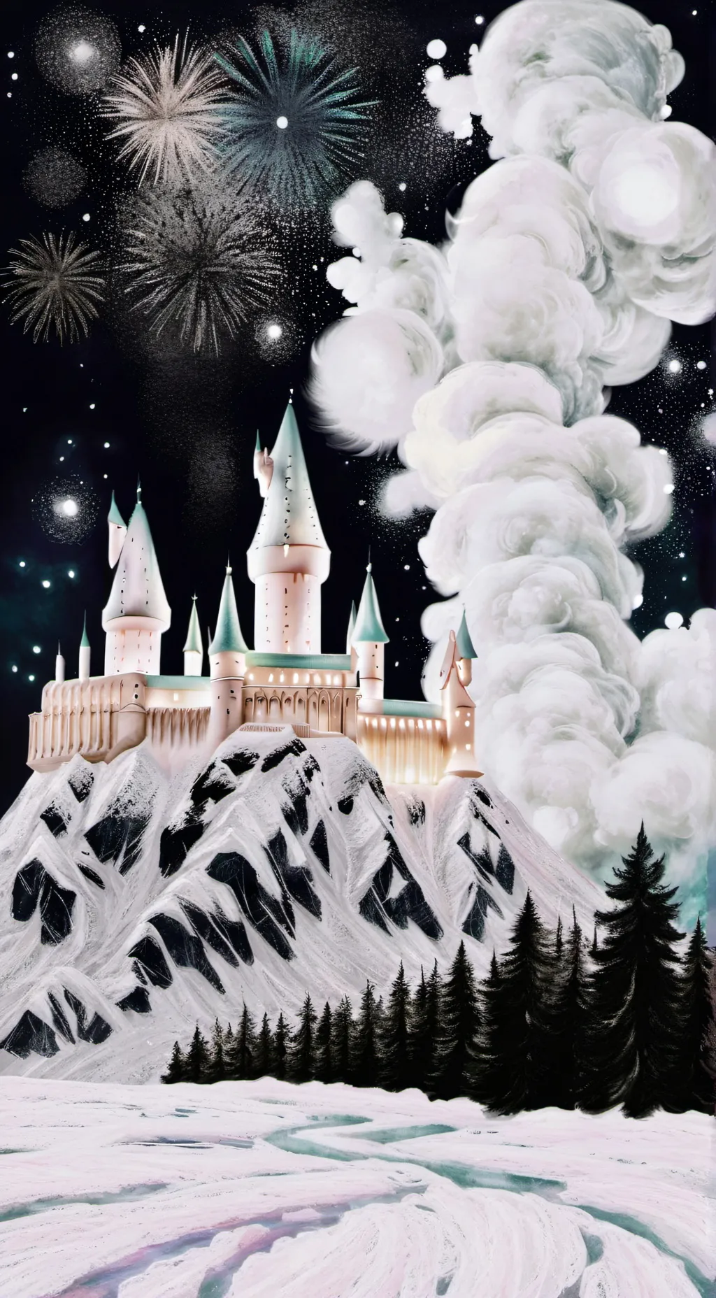 ai character: Hogwarts  background
