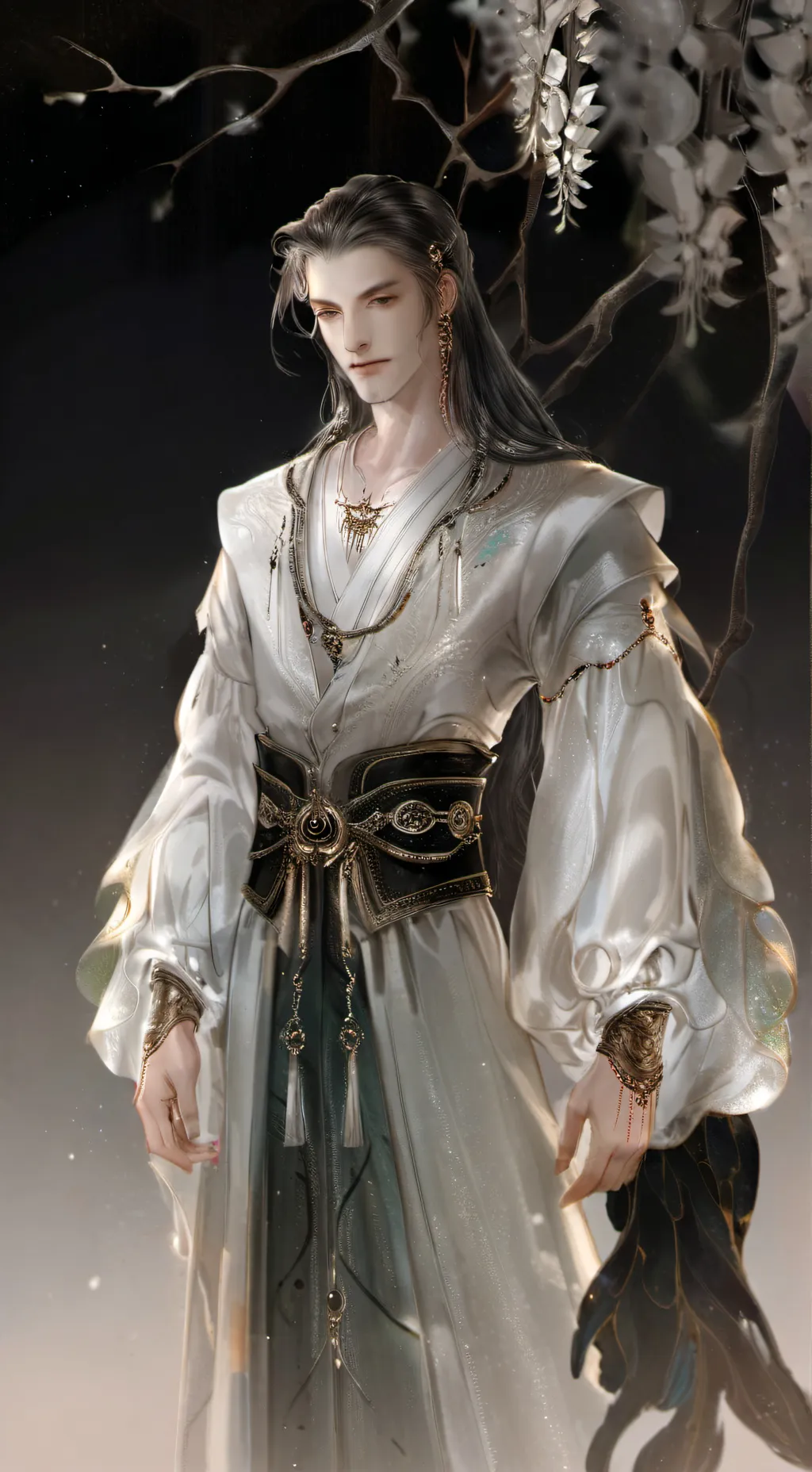 ai character: Sebastián  background