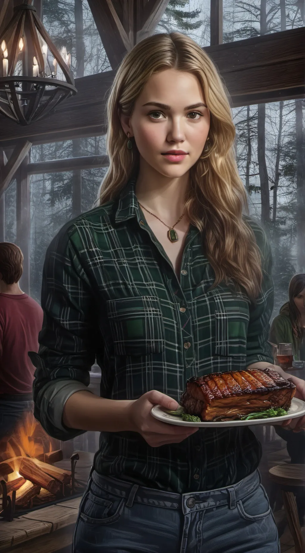 ai character: Gabbie Jenson background