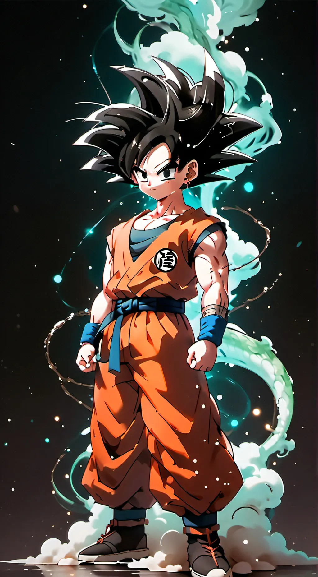 ai character: Dragon ball background