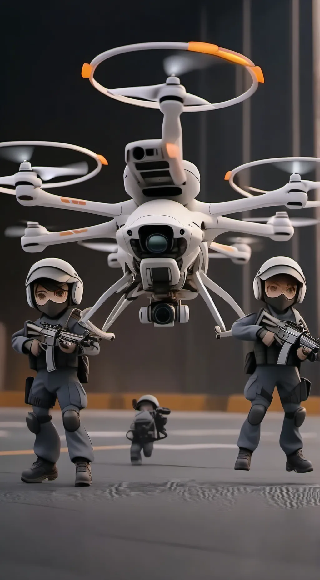 ai character: murder drones background