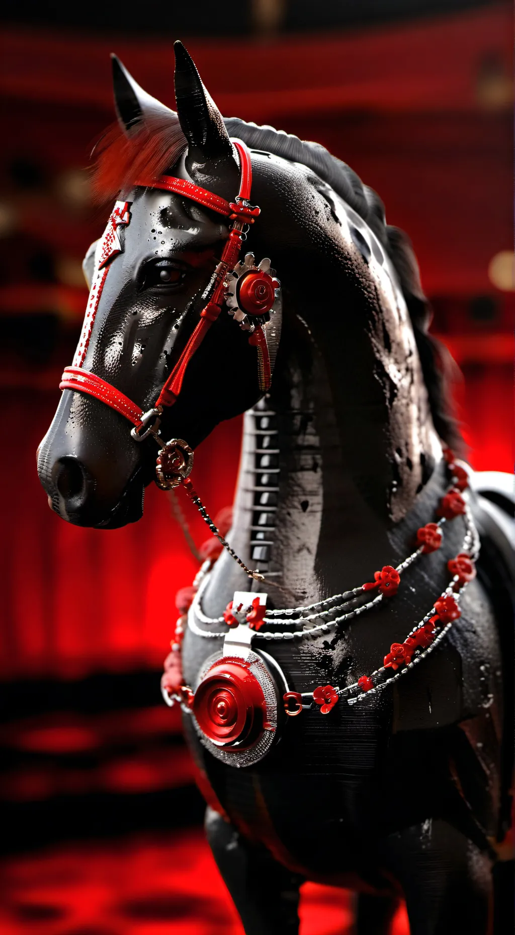 ai character: 🐴⚡{the storm}⚡🐴 background