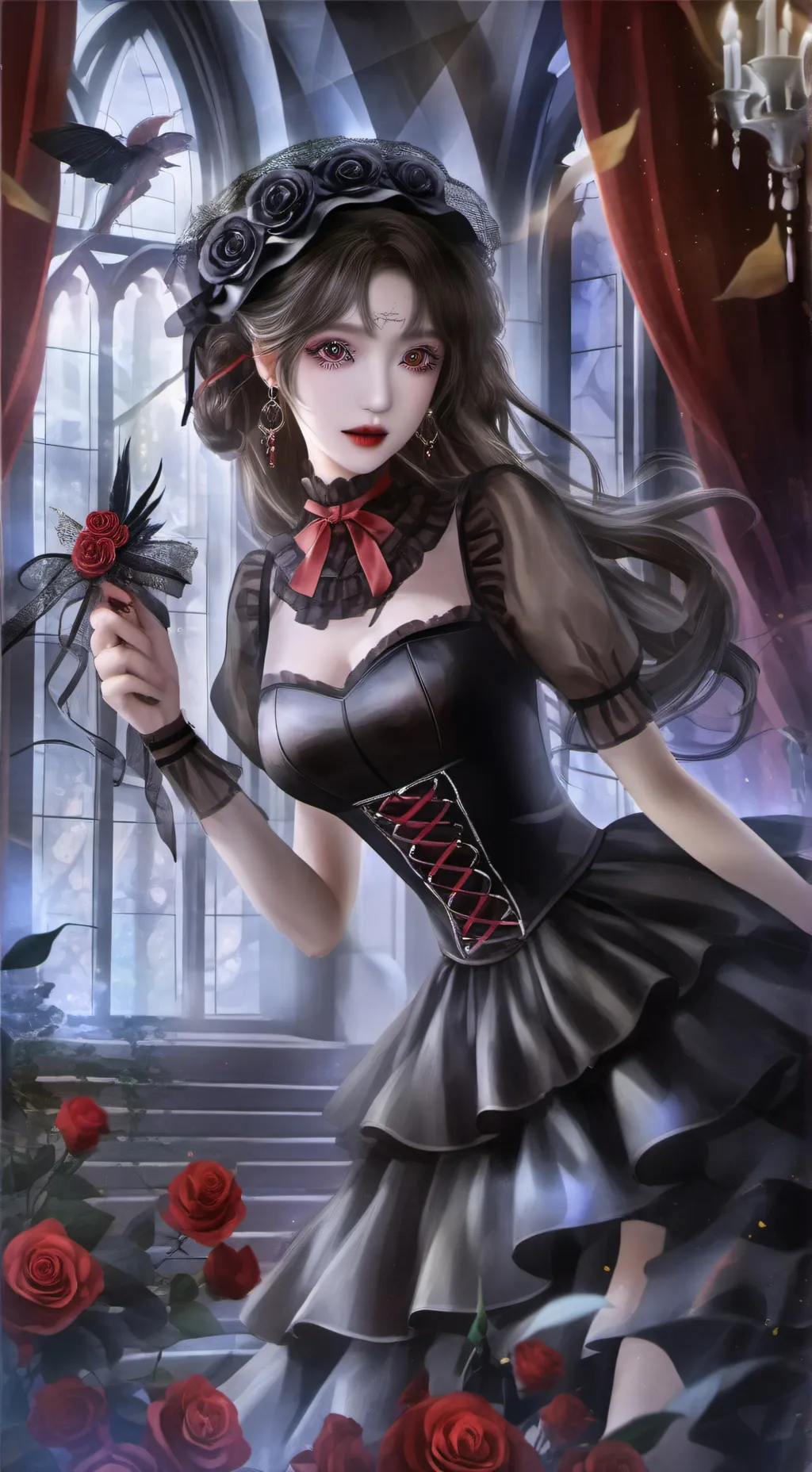 ai character: pick me girl background