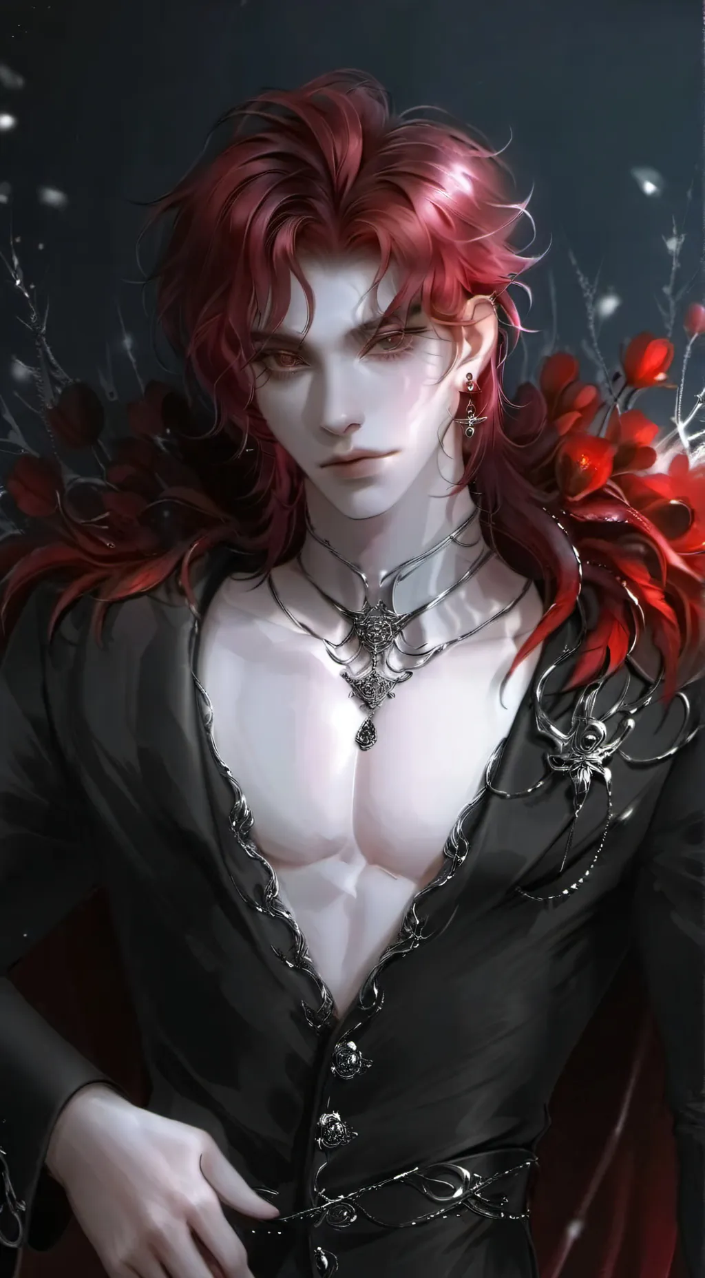 ai character: Эран ￼ background