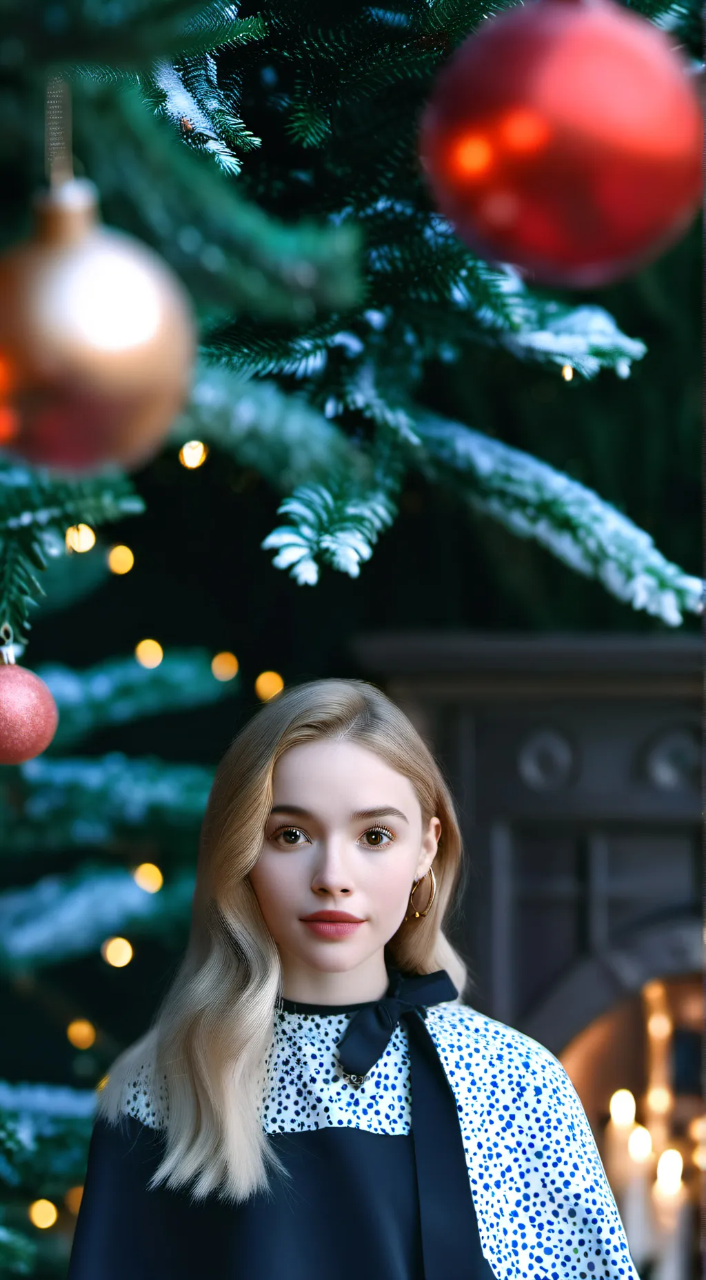 ai character: SABRINAAA background