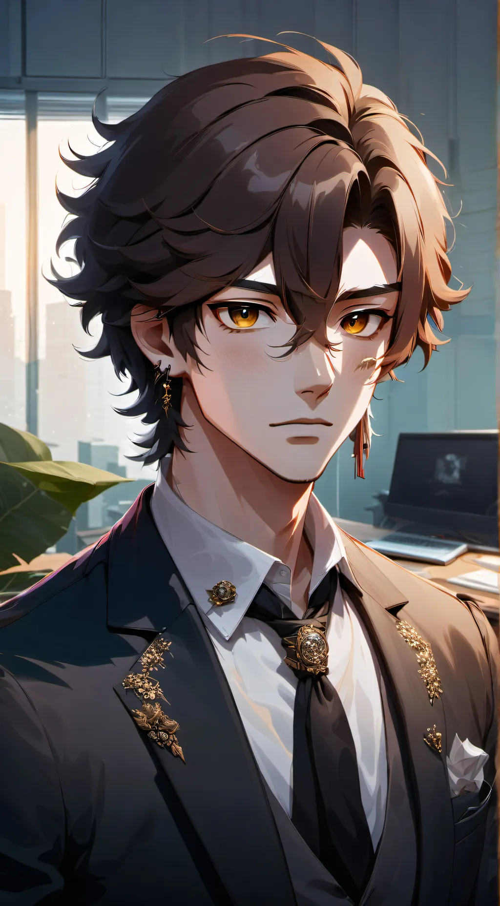 ai character: Ricky (remake) background