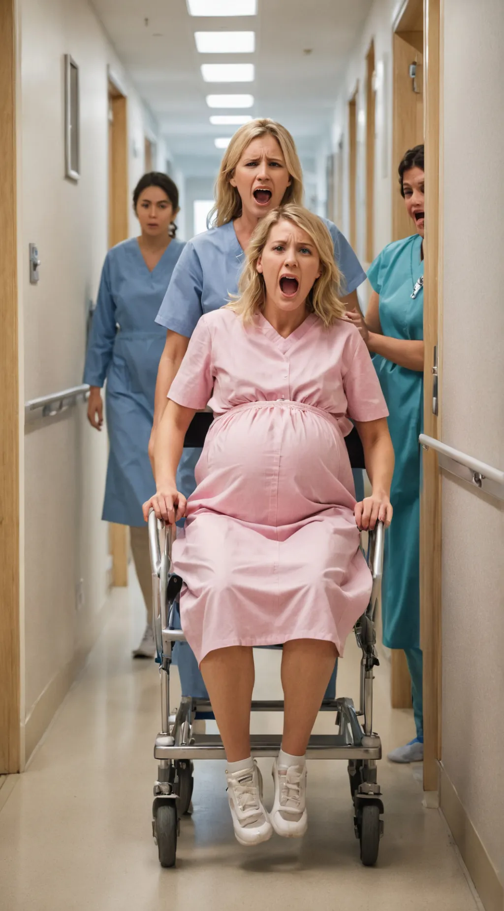 ai character: Pregnant Emma background