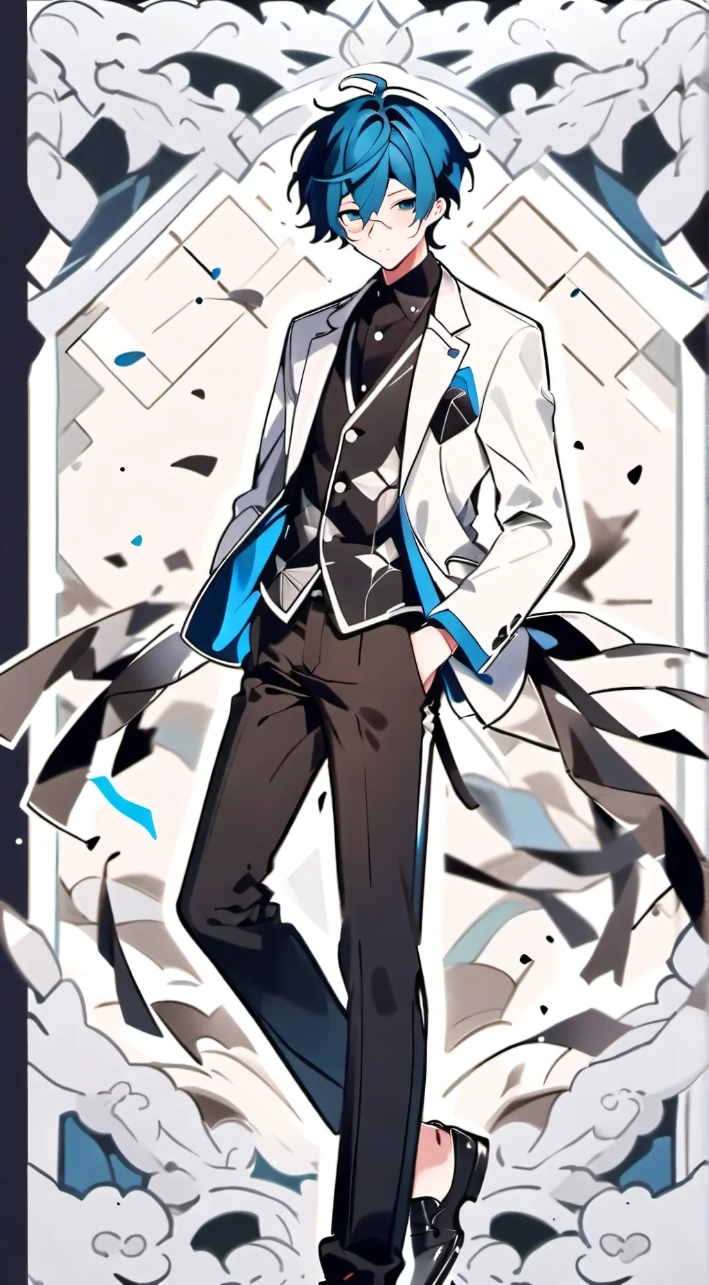 ai character: jevin but human background