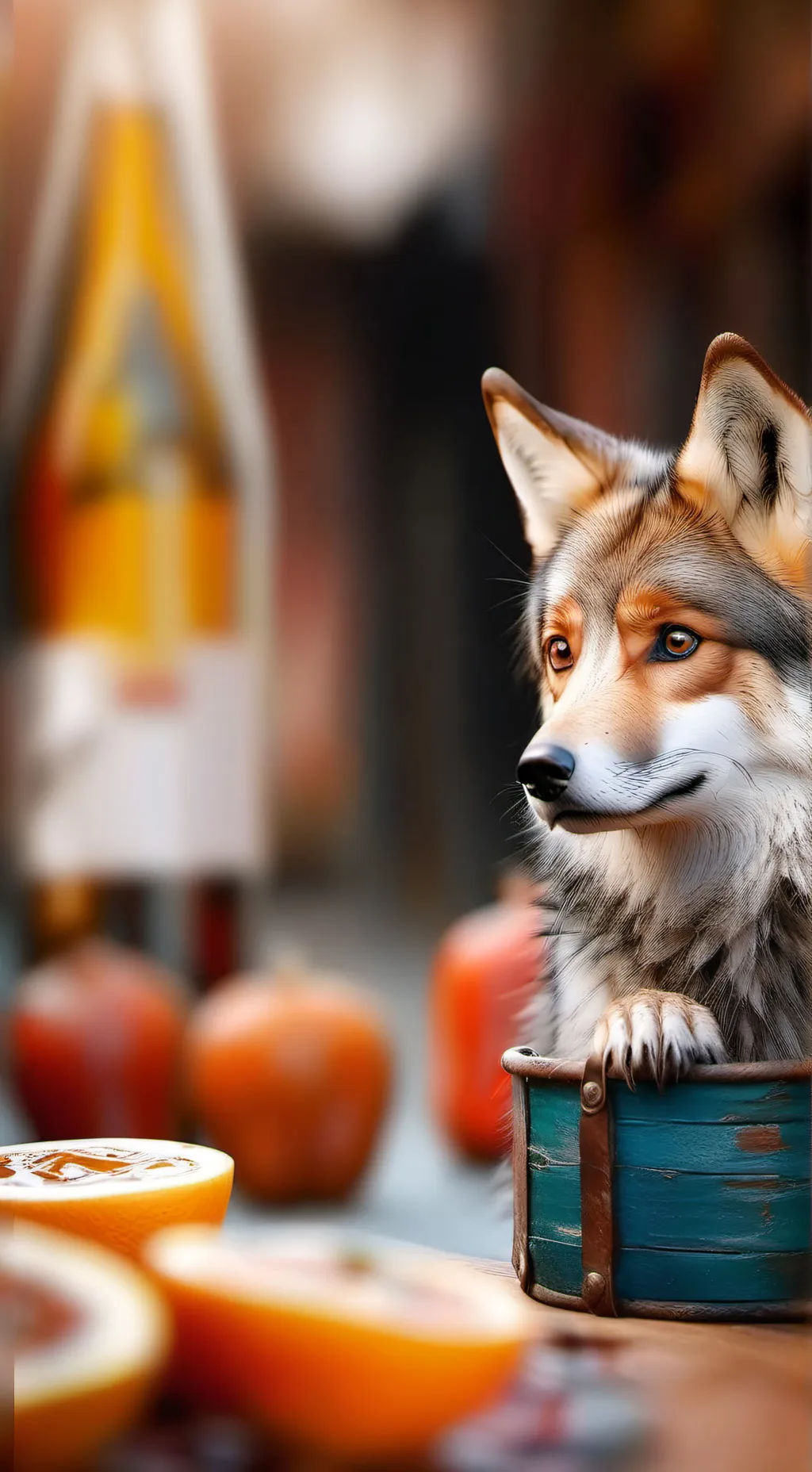 ai character: loft studio  background