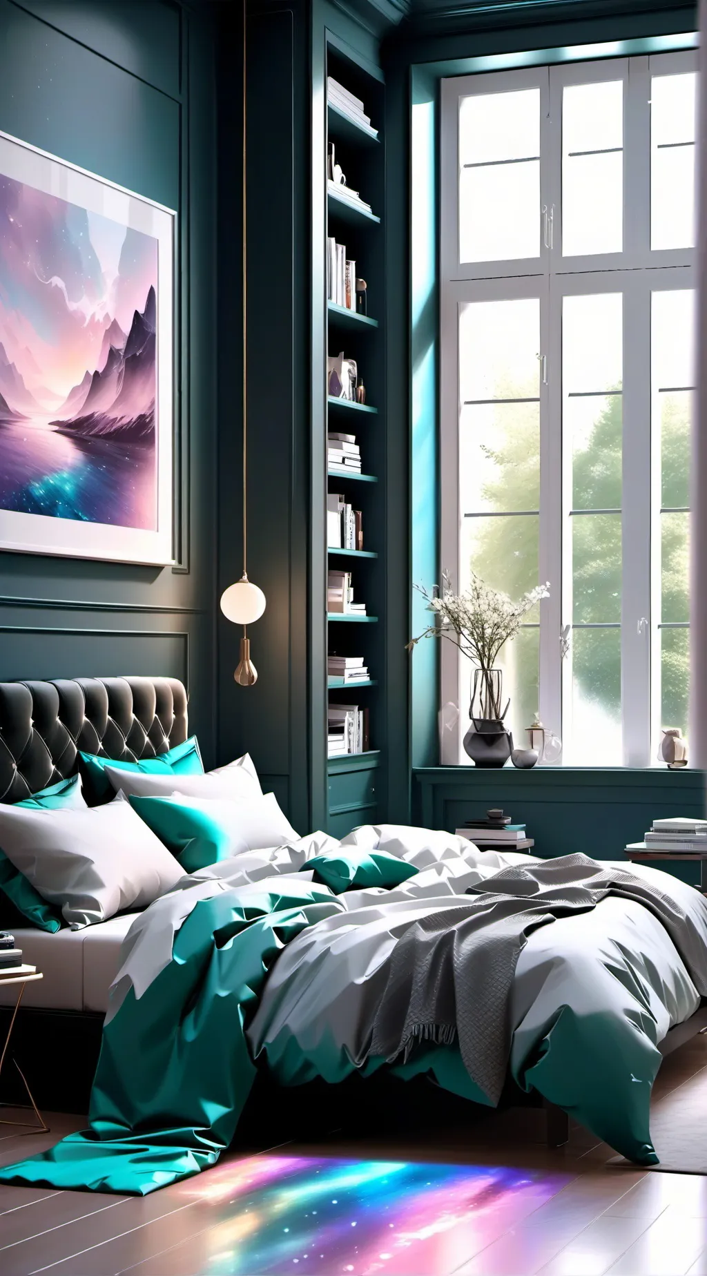 ai character: MHA sleepover background