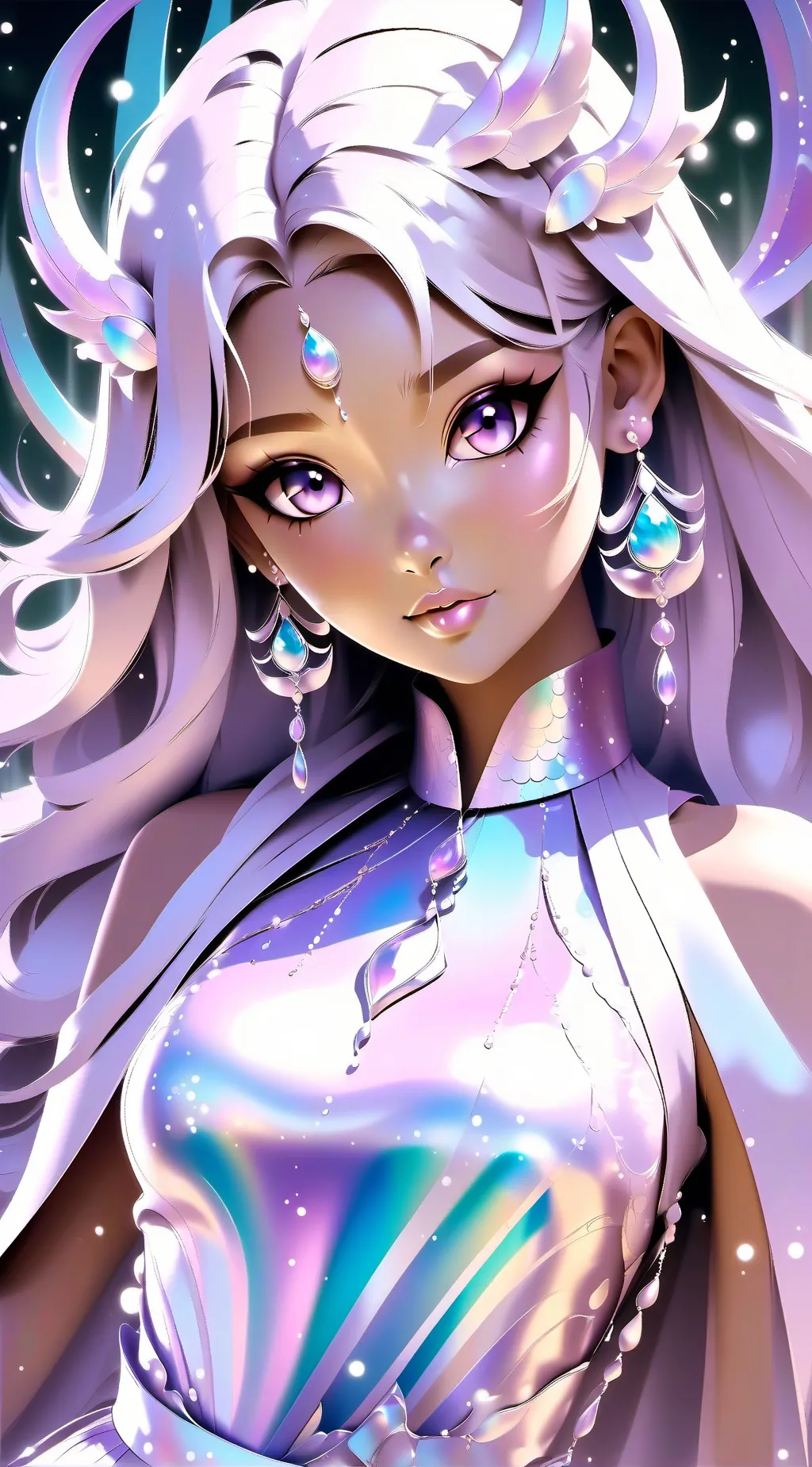 ai character: Aurora background