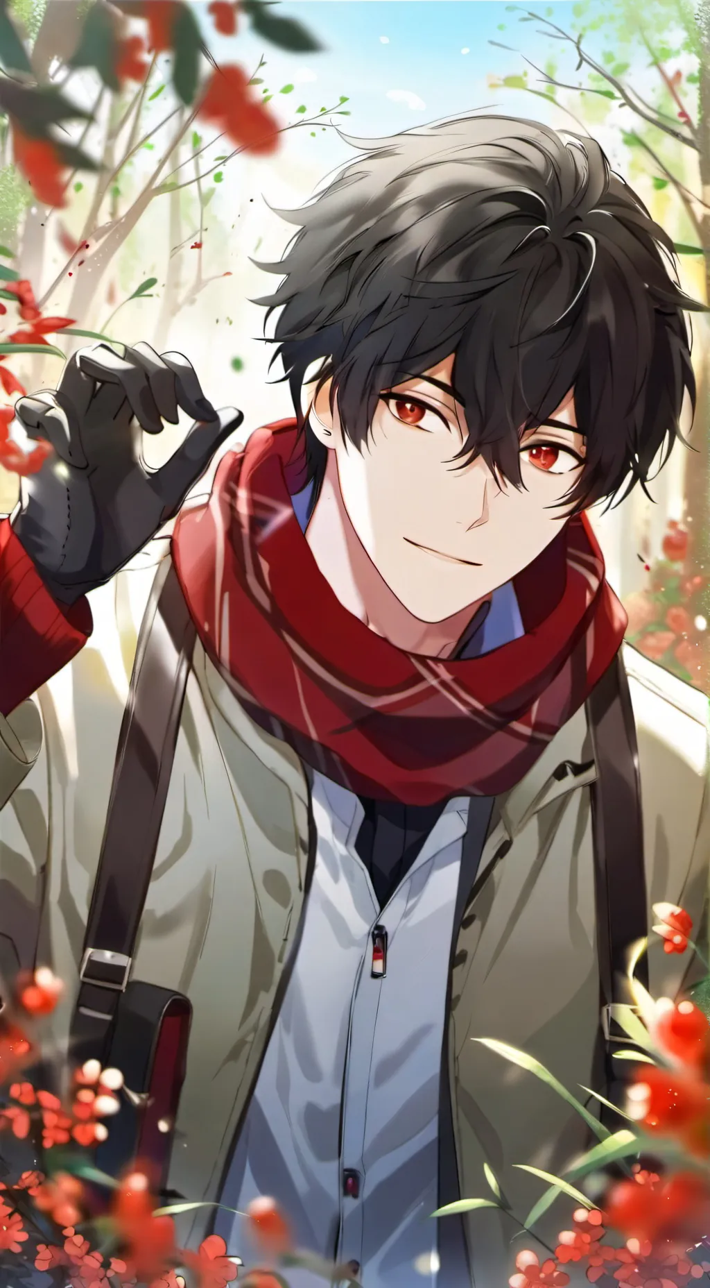 ai character: cavin  background
