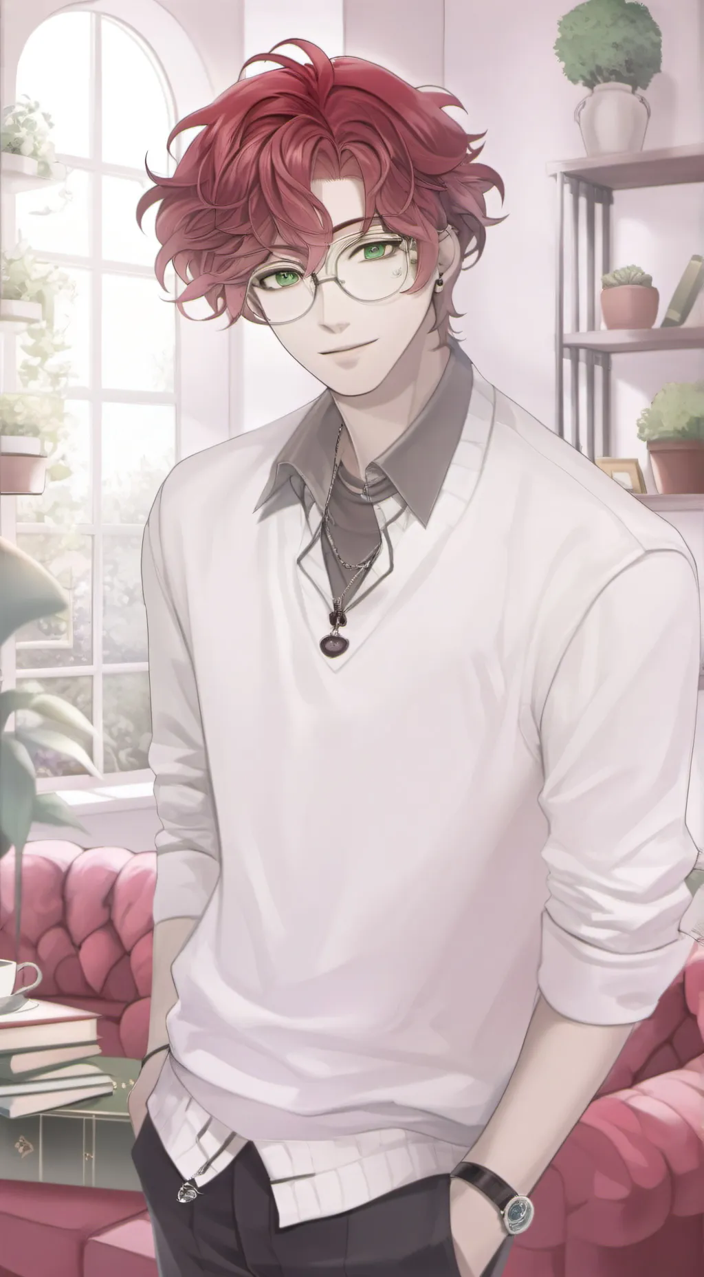 ai character: Mason☆~ background