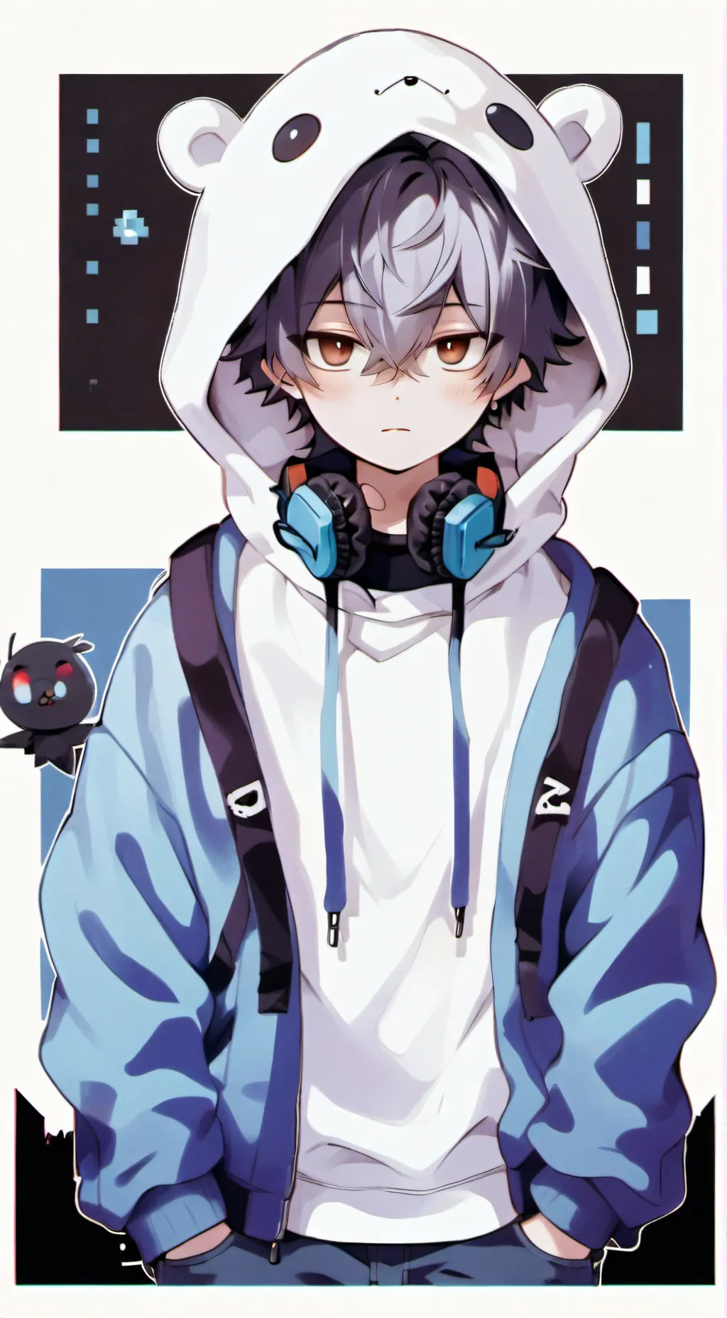 ai character: 🦢Nowa🦢 background