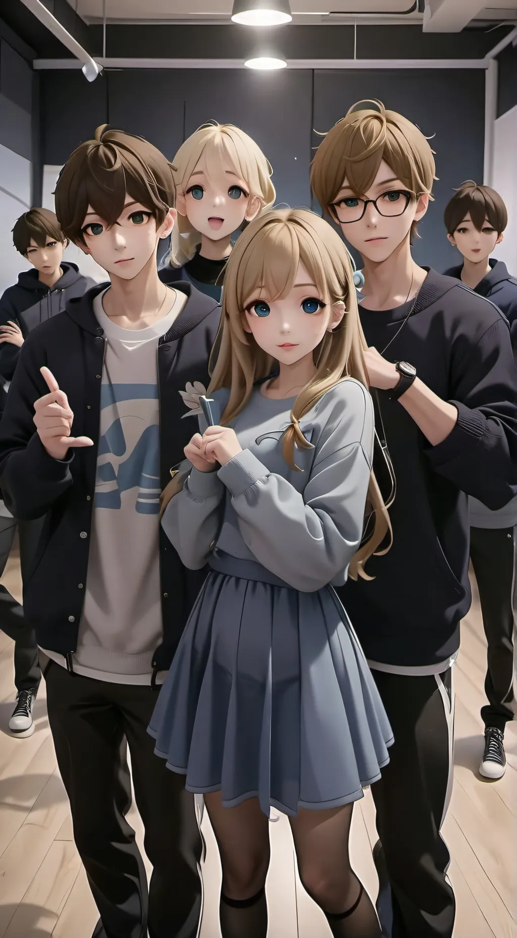 ai character: TALIA \🎼💿/ background