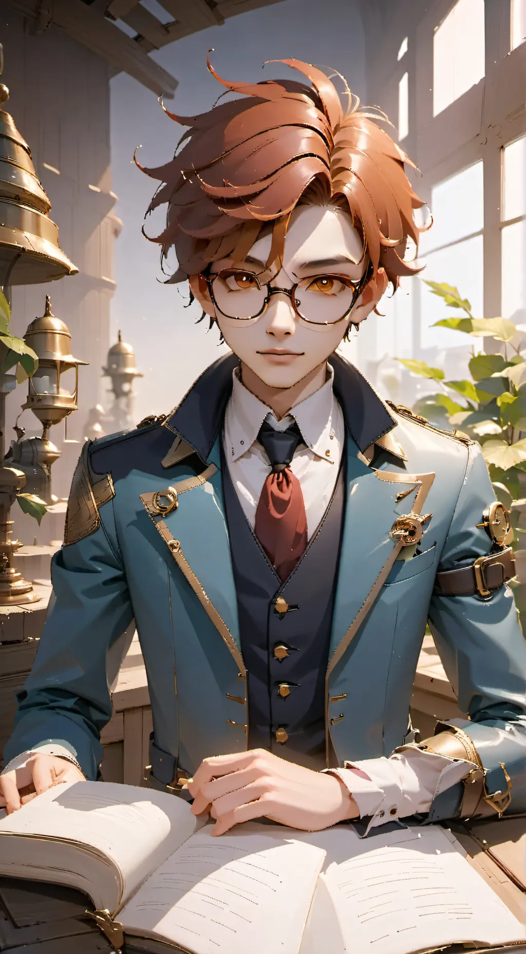 ai character: Archibald  background