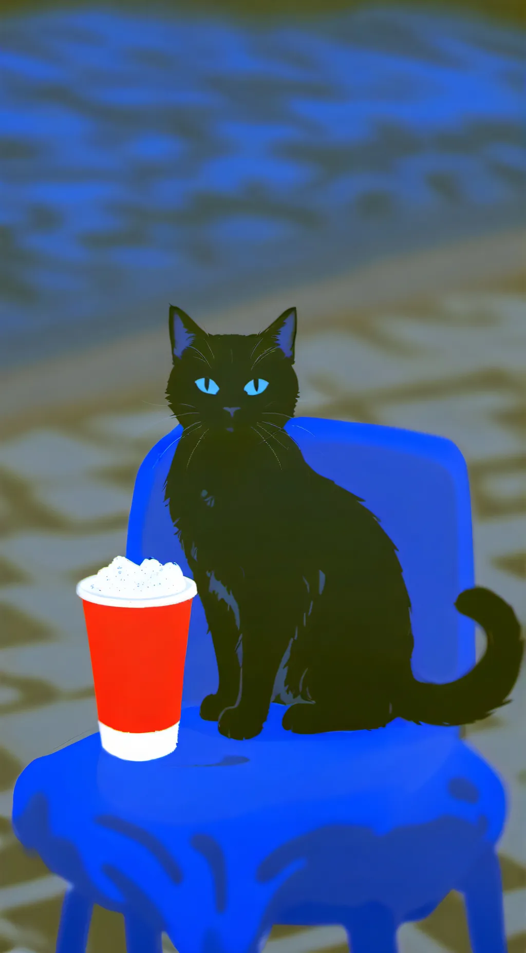 ai character: blackie background