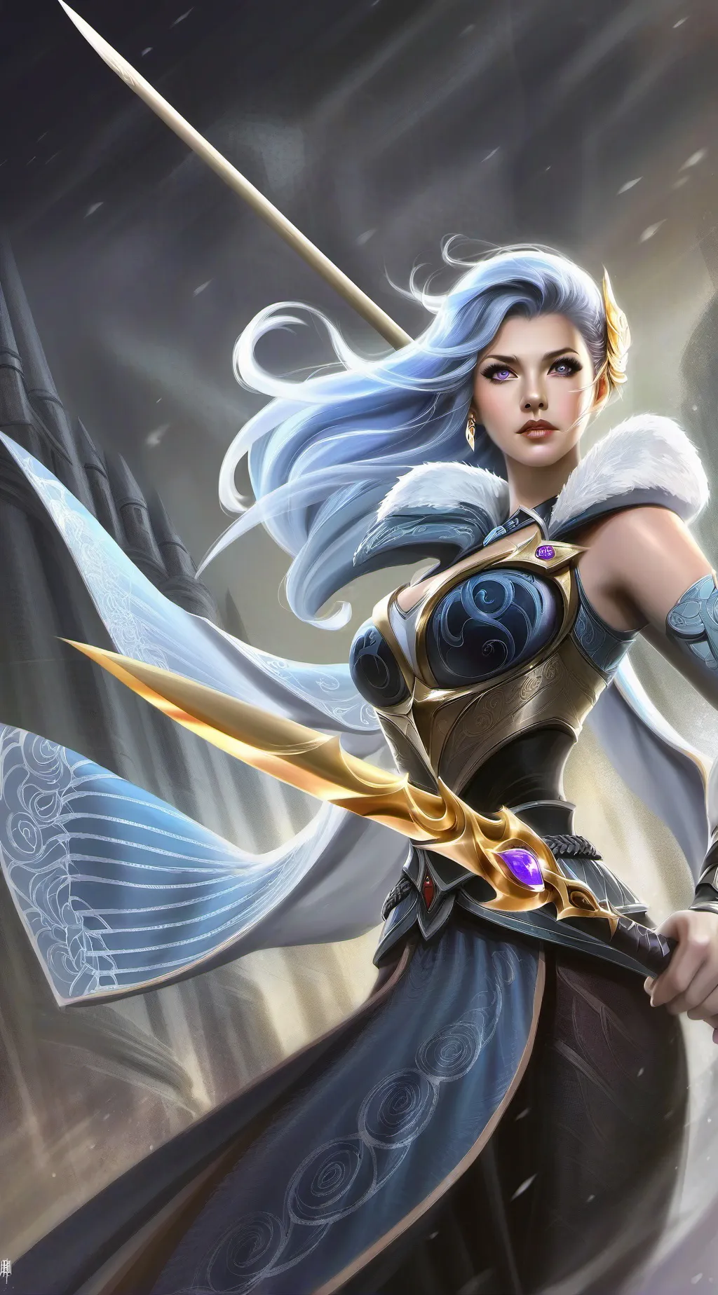 ai character: Mill(the legend) background