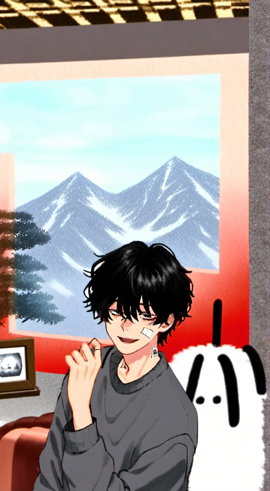ai character: Enzo! background