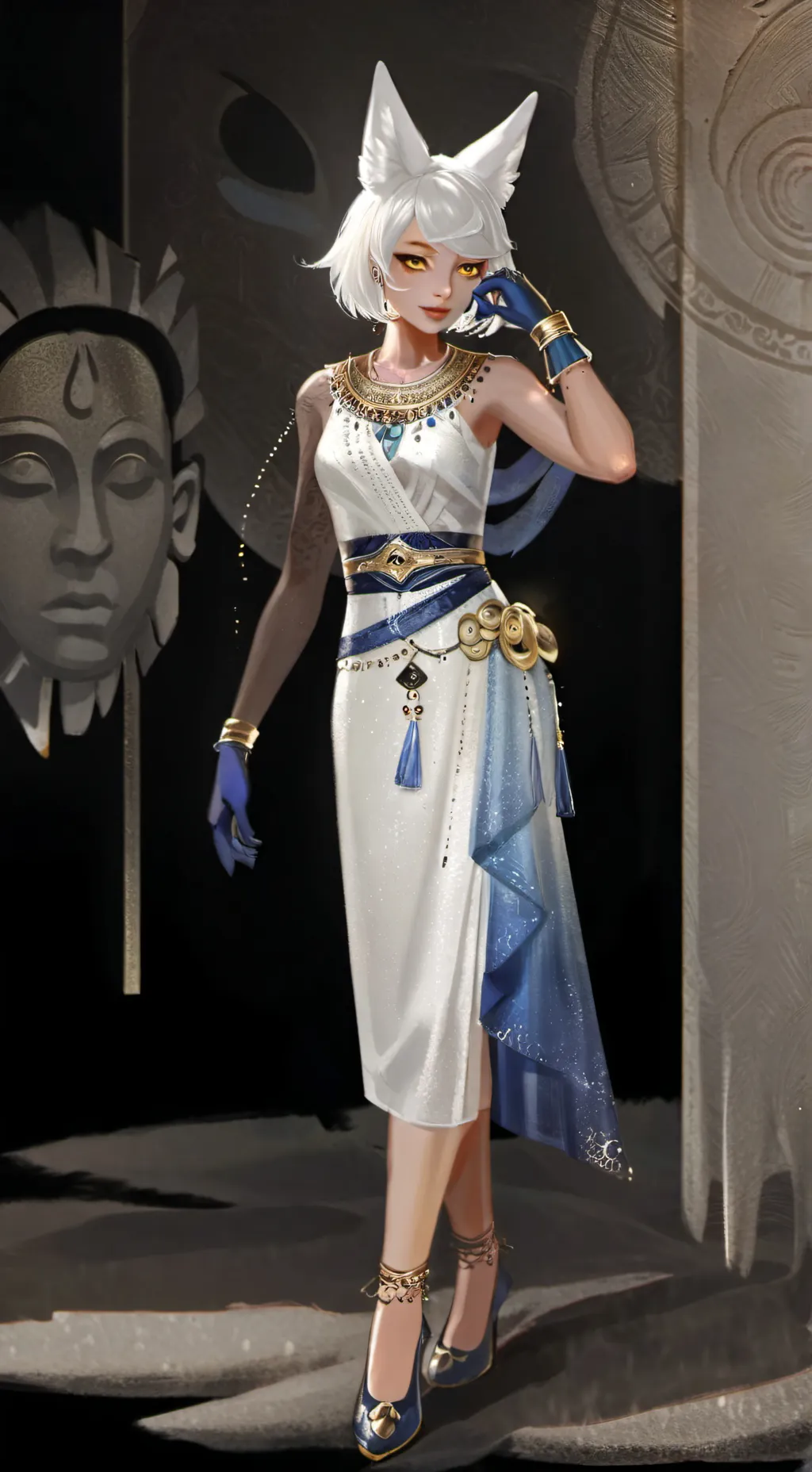 ai character: AC x HB background