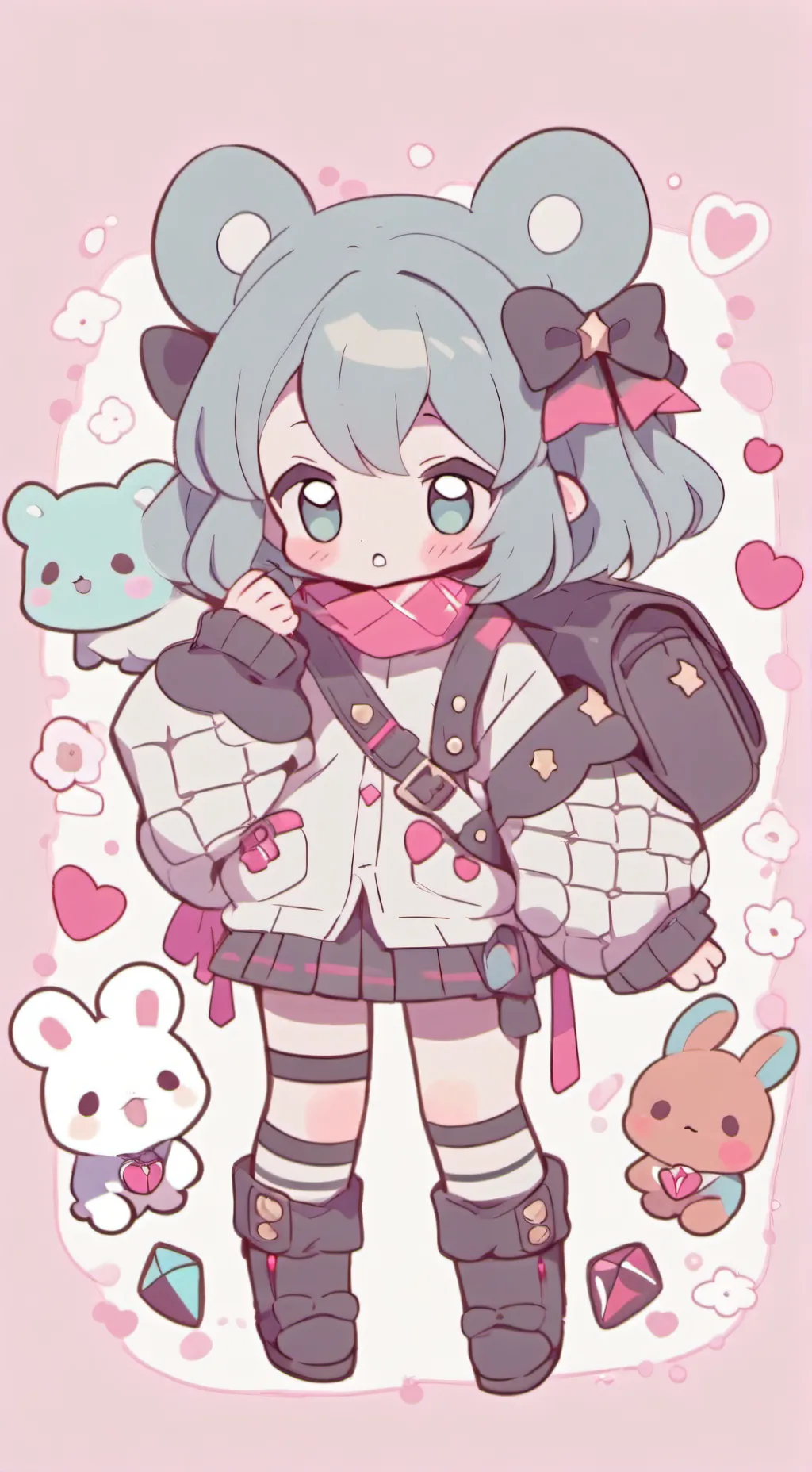 ai character: 🎀🧸Mimi🧸🎀 background