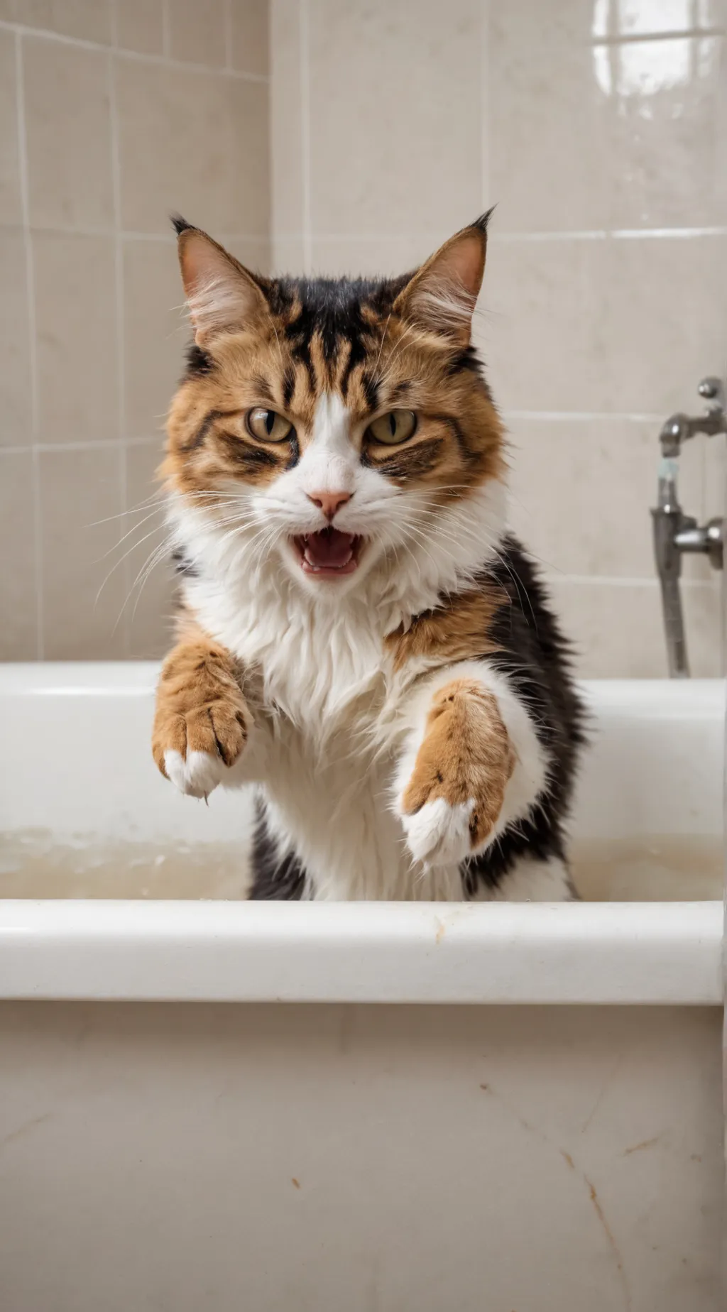 ai character: Crazy Cat background