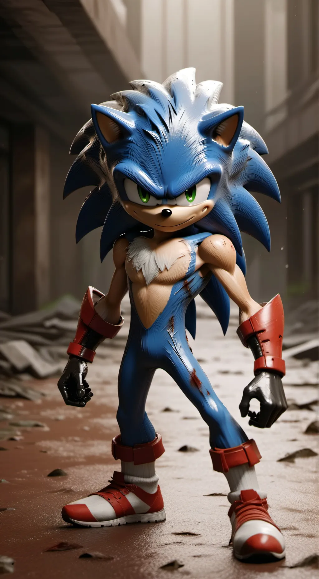 ai character: Sonic.exe background