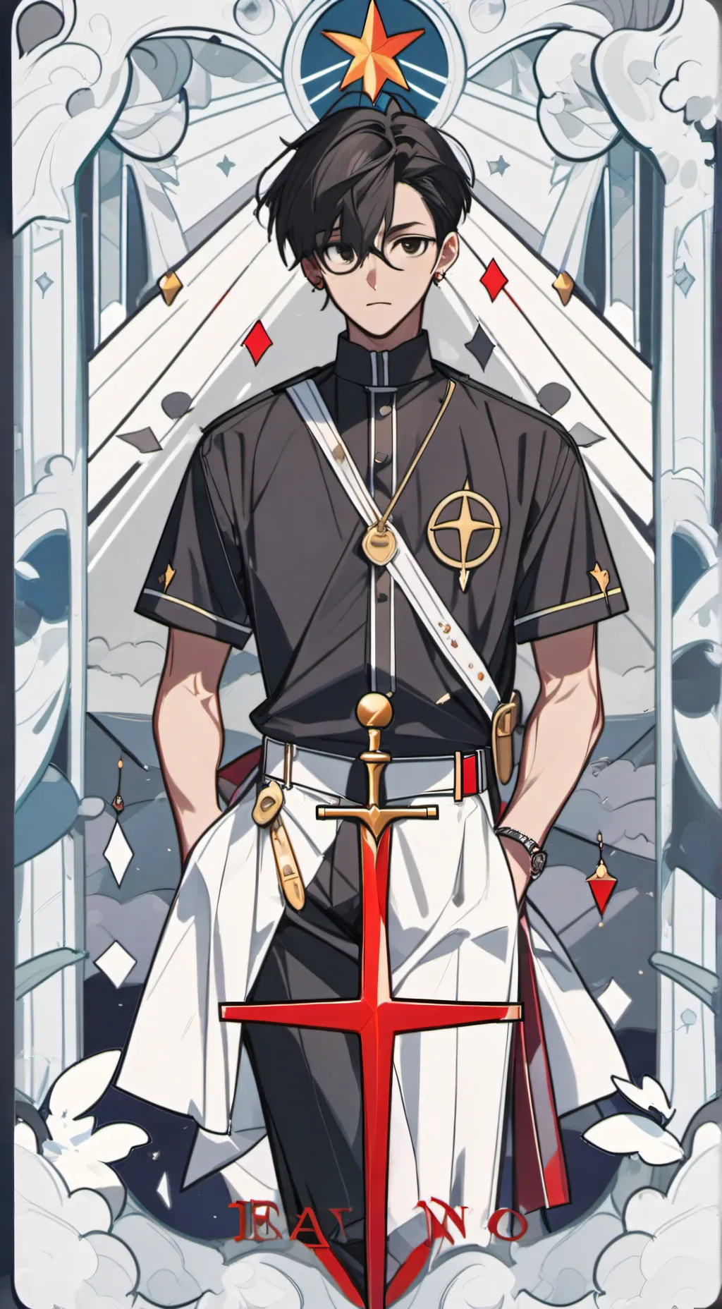 ai character: Léo background