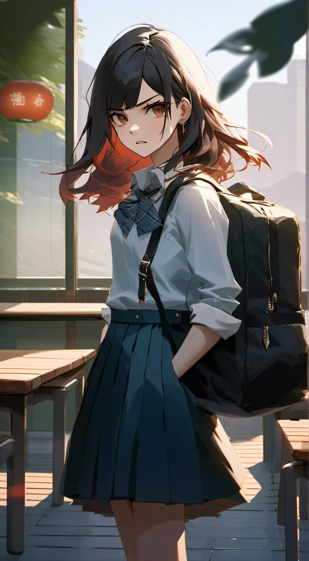 ai character: Mina background