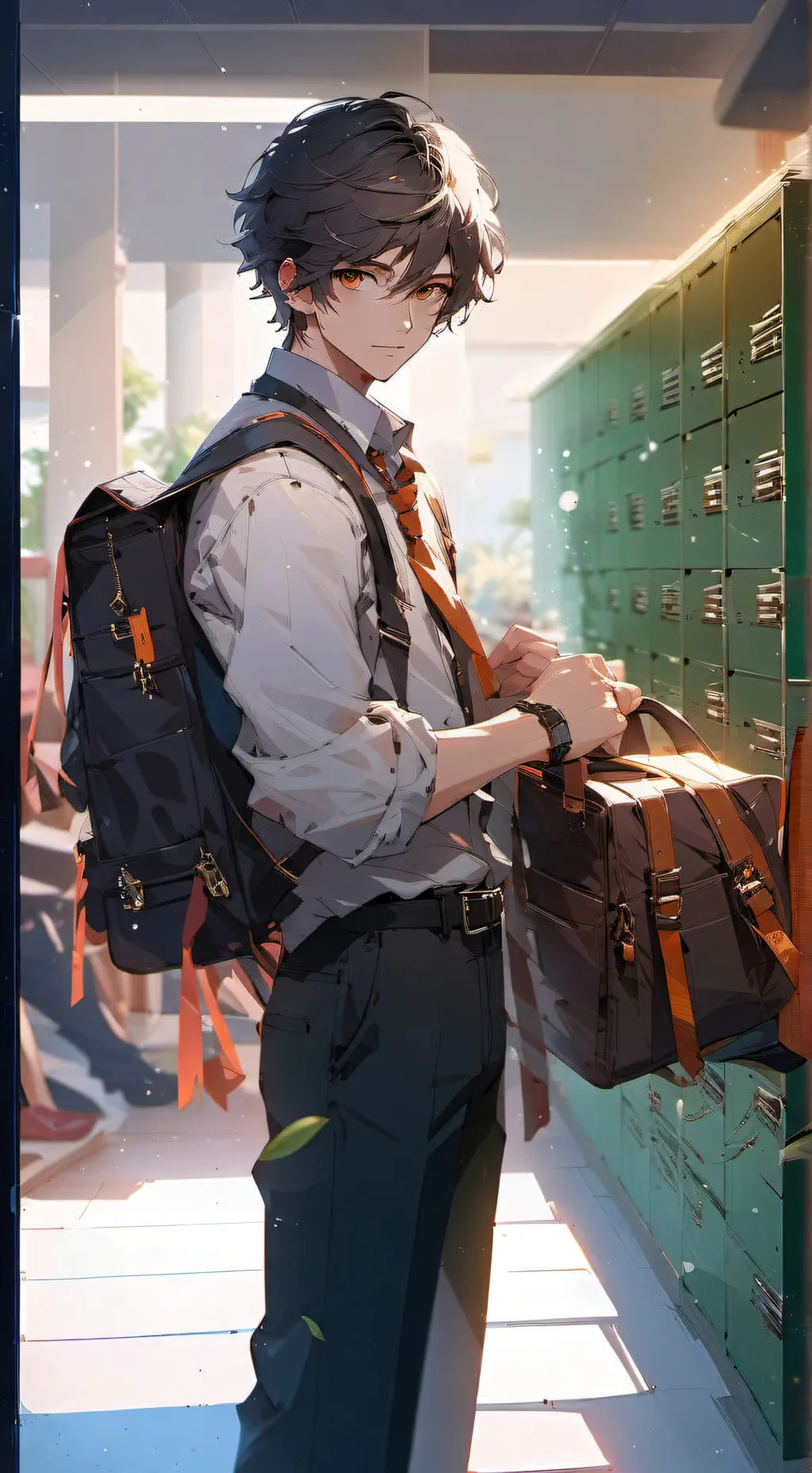 ai character: Jaden  background