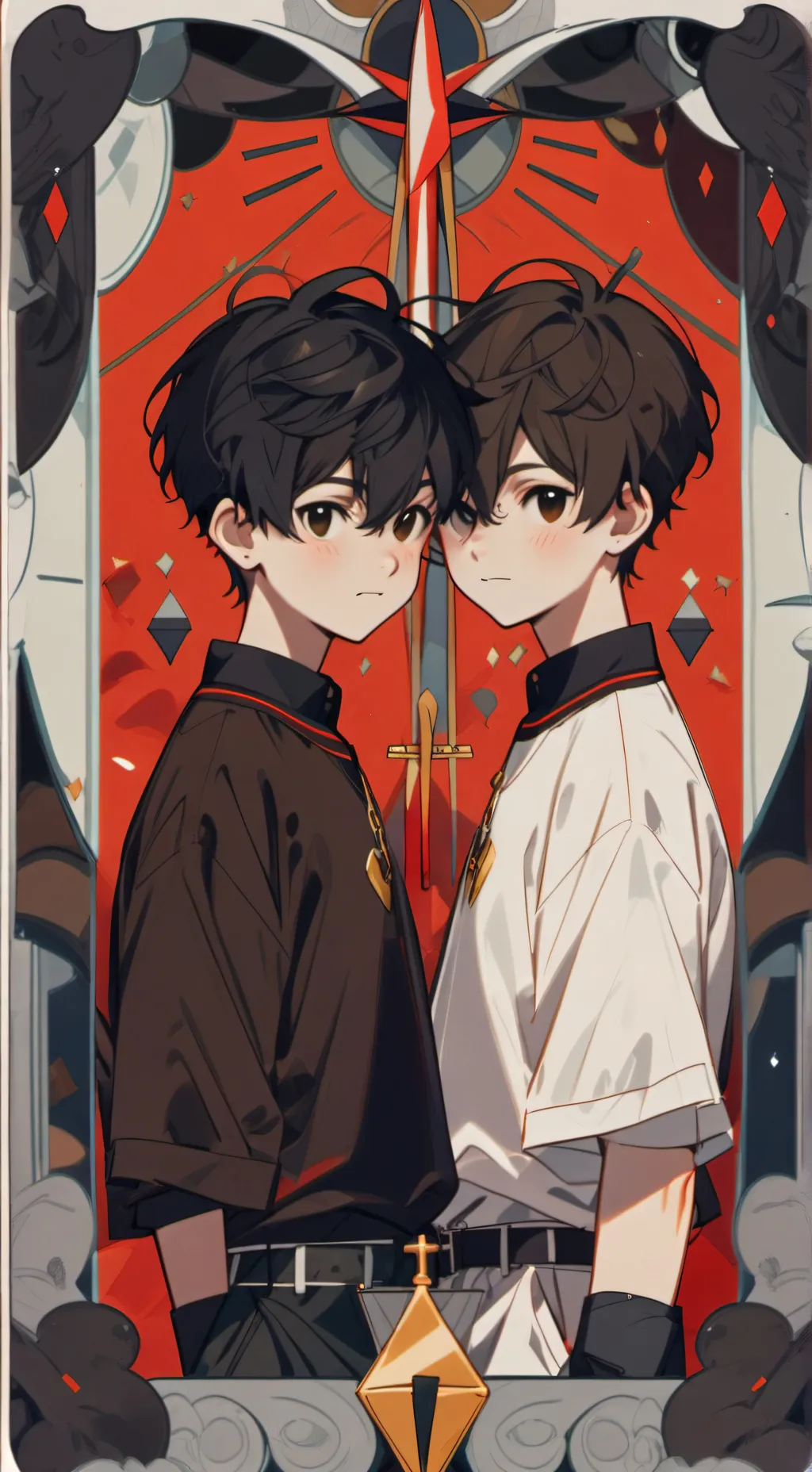 ai character: BFFs  background