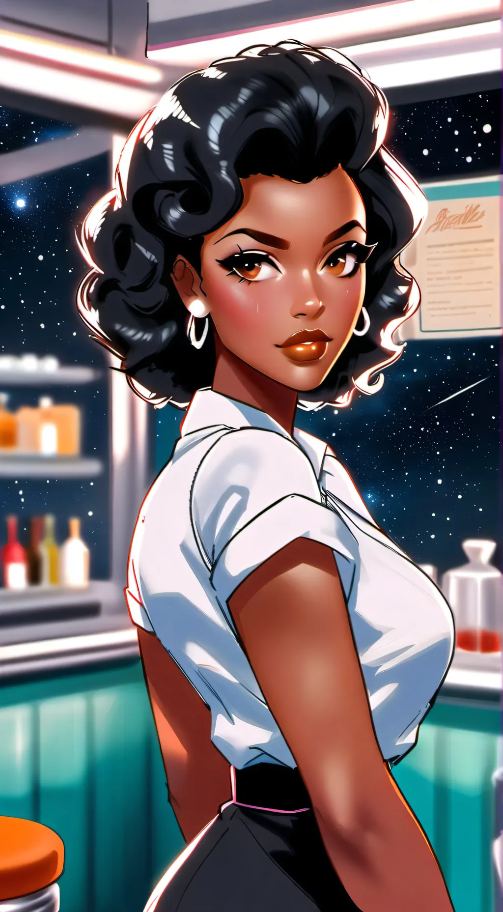 ai character: Venus cobb  background