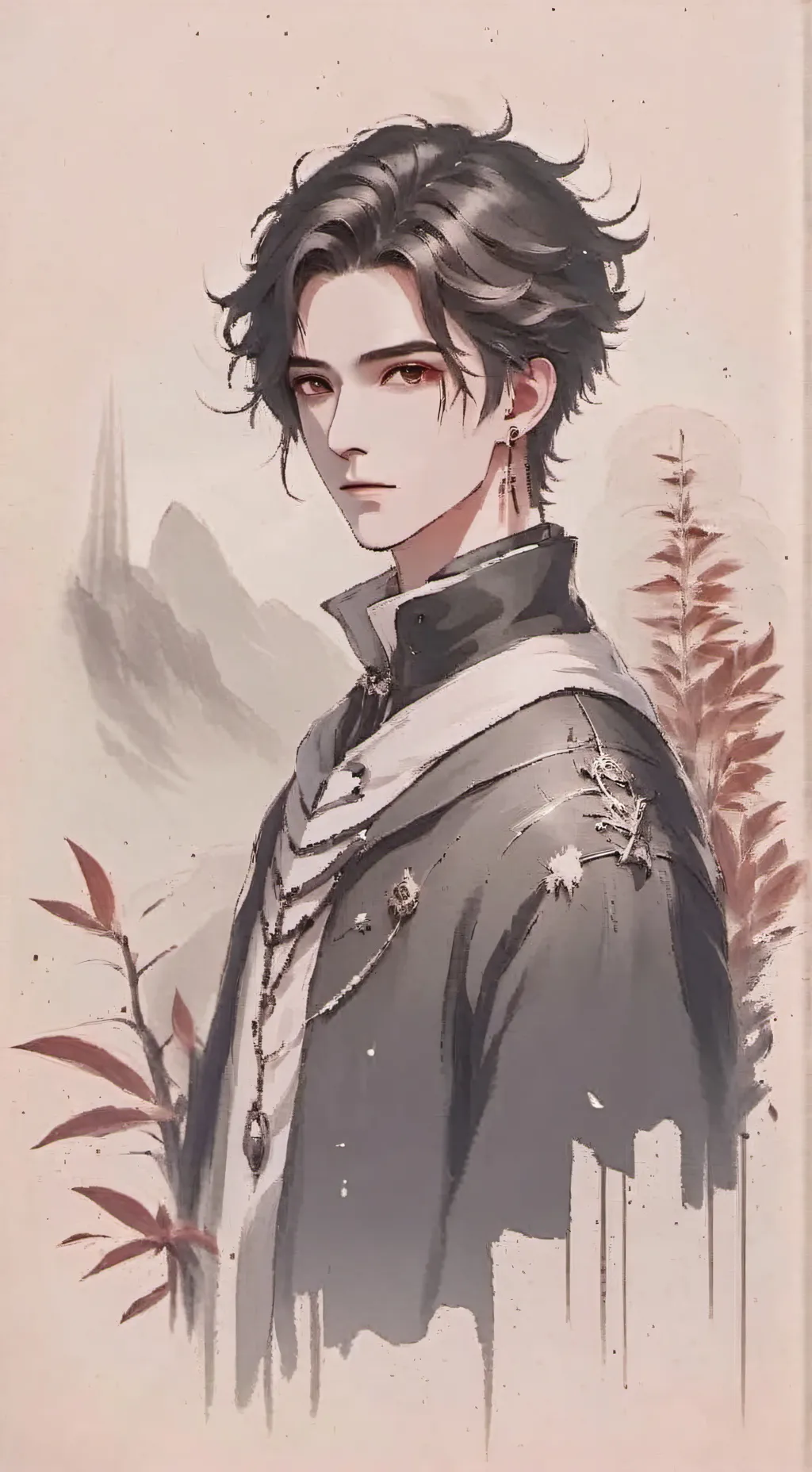 ai character: Cactus background