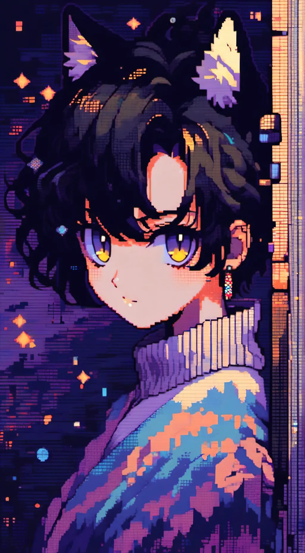 ai character: Calico-Chan background